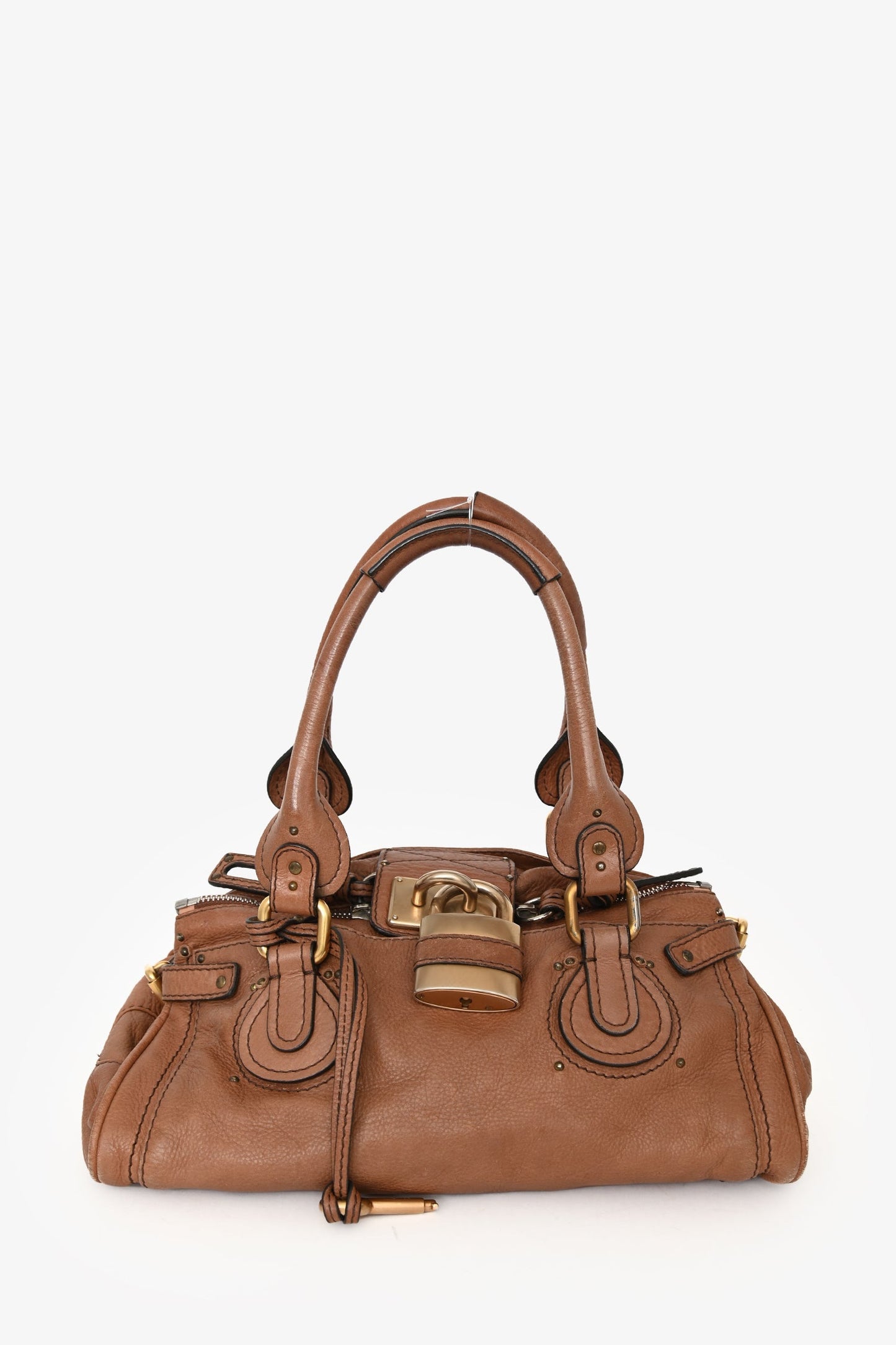 Chloe 2007 Vintage Brown Leather Paddington Bag
