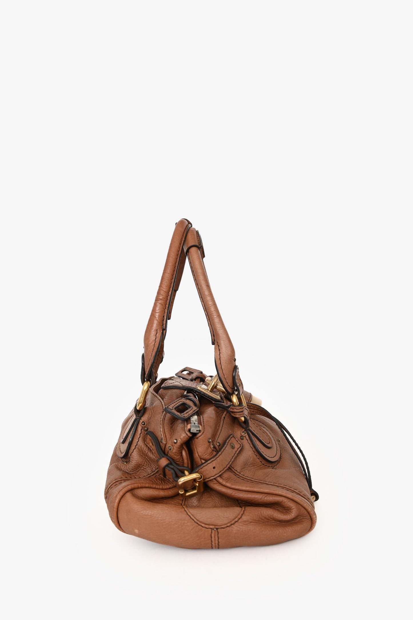 Chloe 2007 Vintage Brown Leather Paddington Bag