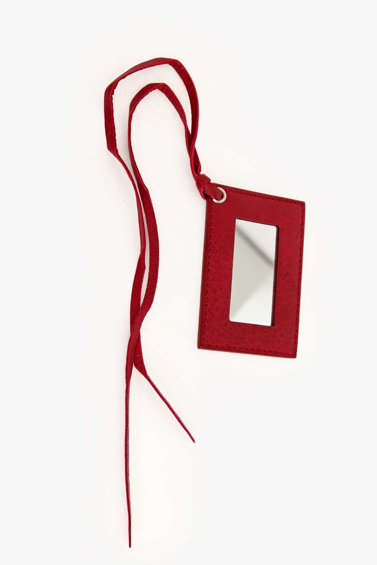 Balenciaga Red Leather Lambskin Motocross Giant 12 Envelope Clutch