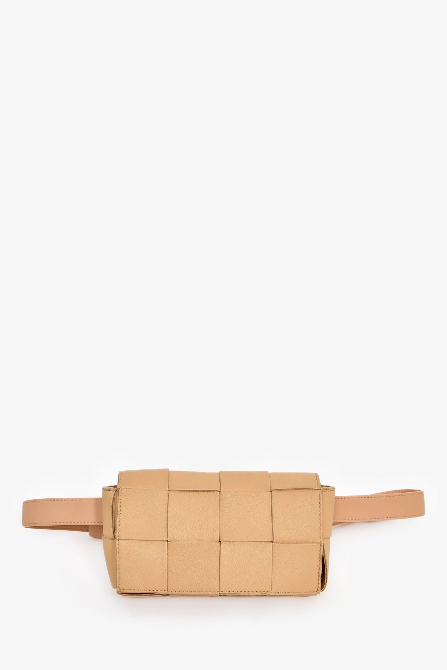 Bottega Veneta Tan Leather Small Cassette Belt Bag