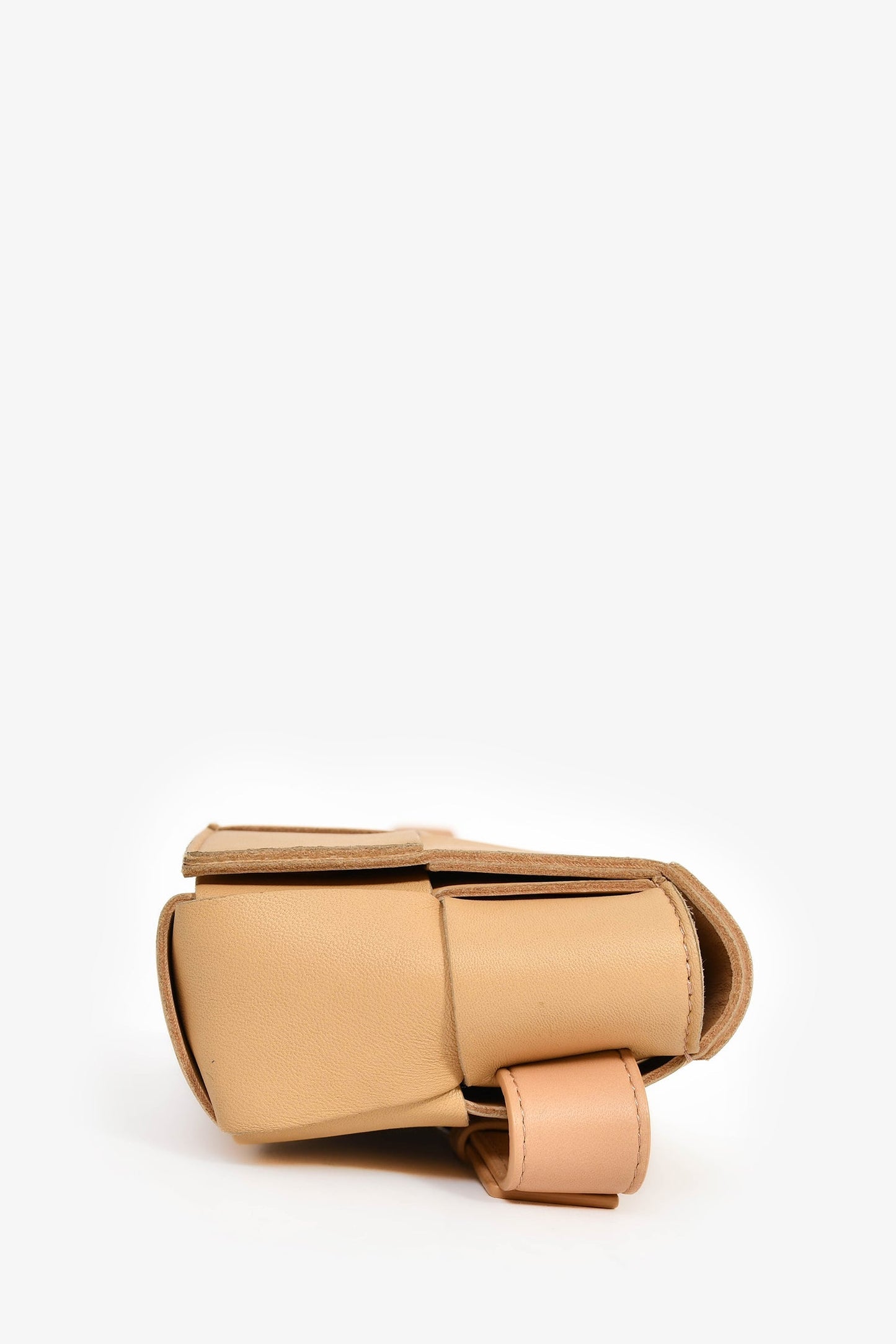 Bottega Veneta Tan Leather Small Cassette Belt Bag