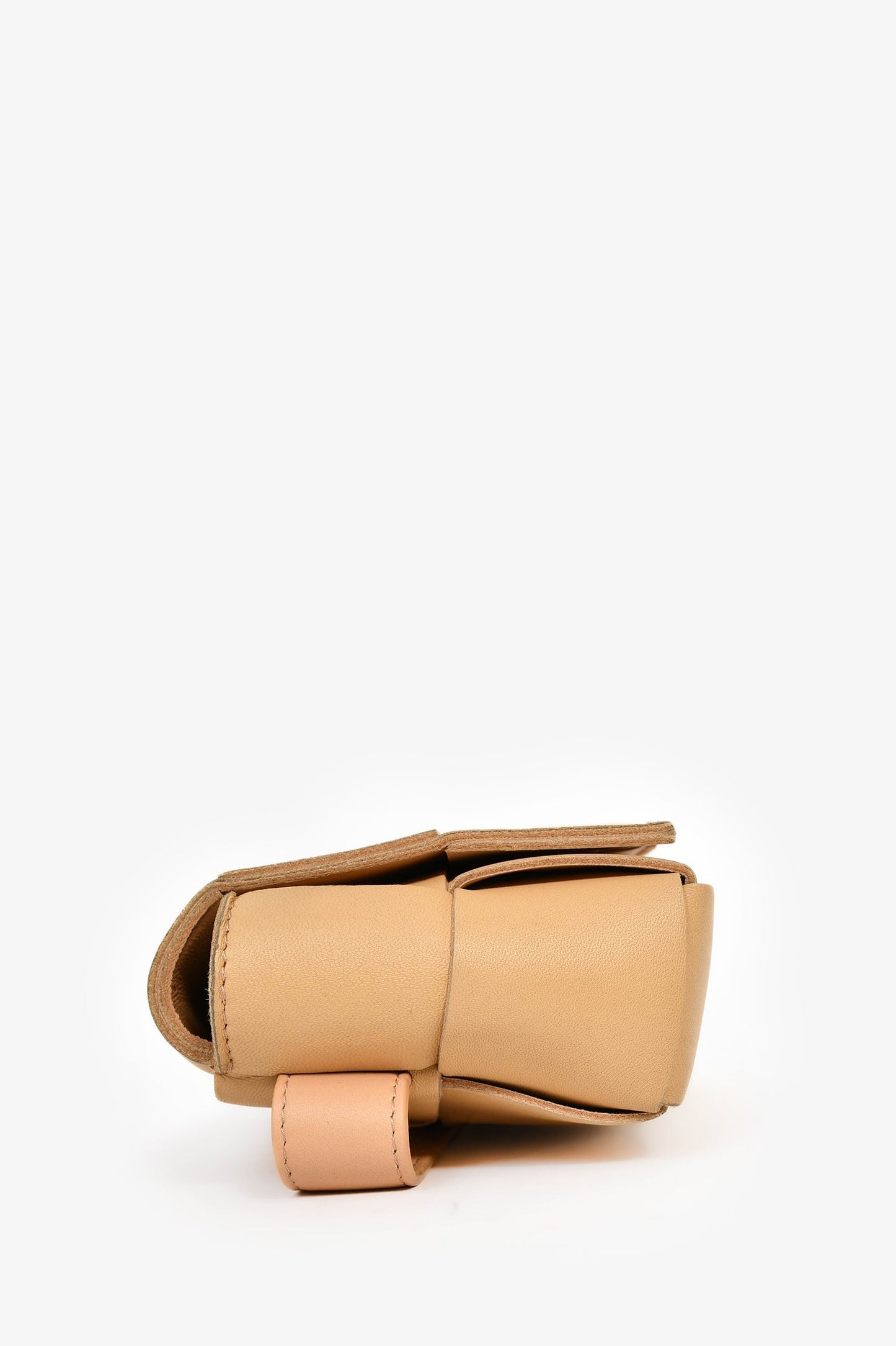 Bottega Veneta Tan Leather Small Cassette Belt Bag