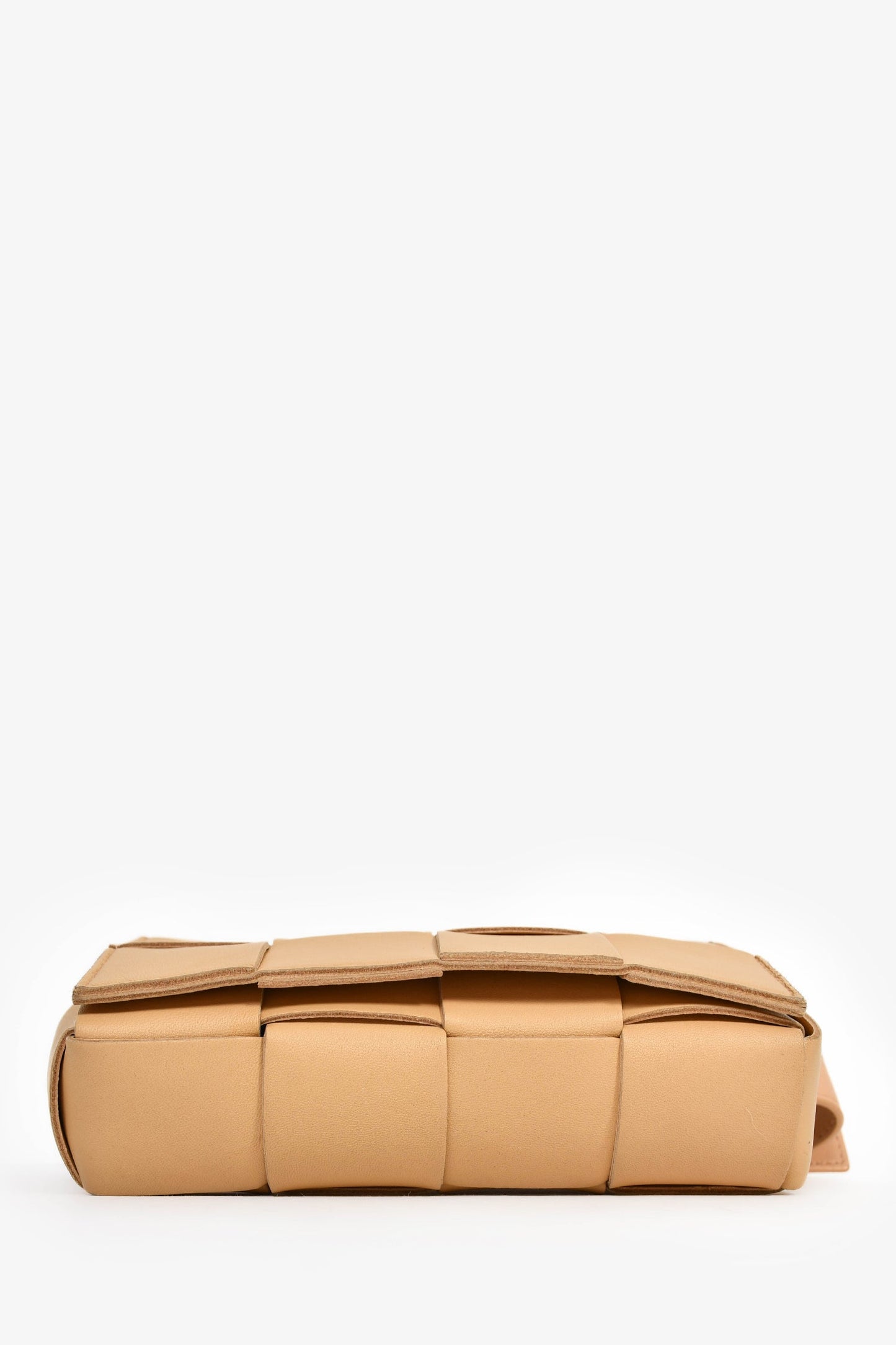 Bottega Veneta Tan Leather Small Cassette Belt Bag