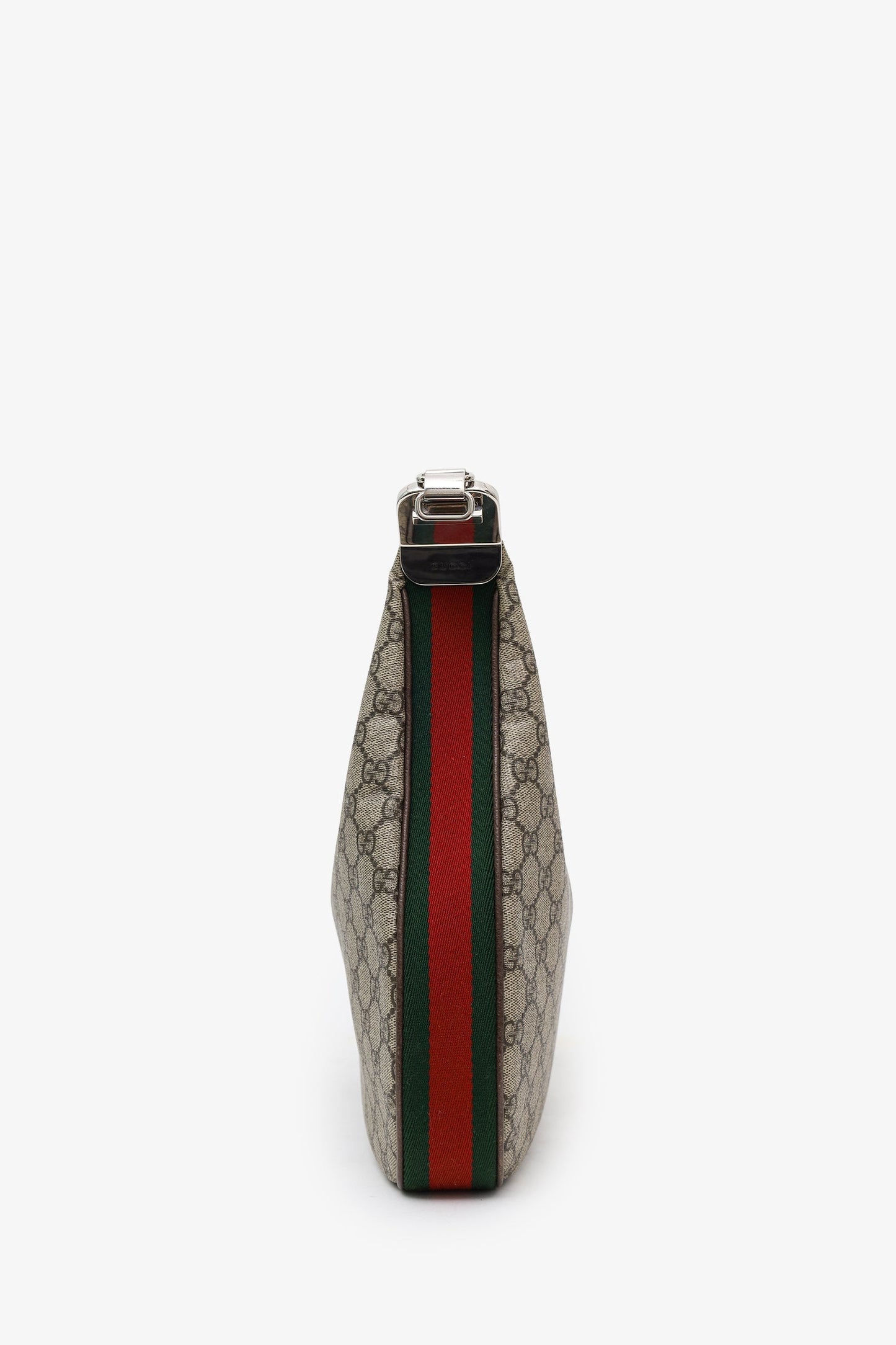 Gucci GG Canvas Supreme 'Attache' Medium Shoulder Bag With Two Straps