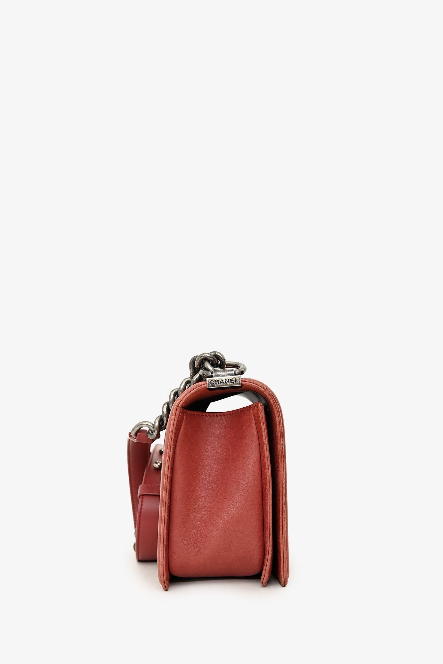 Chanel™ 2012 Peach Lambskin Medium Boy Bag