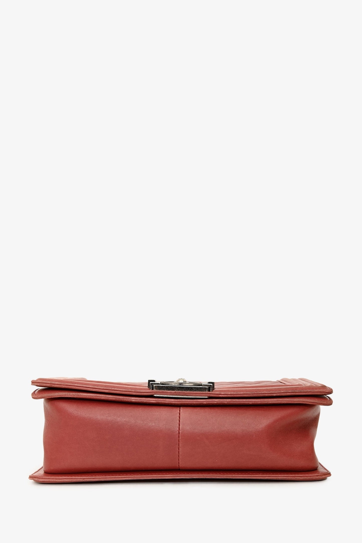 Chanel™ 2012 Peach Lambskin Medium Boy Bag