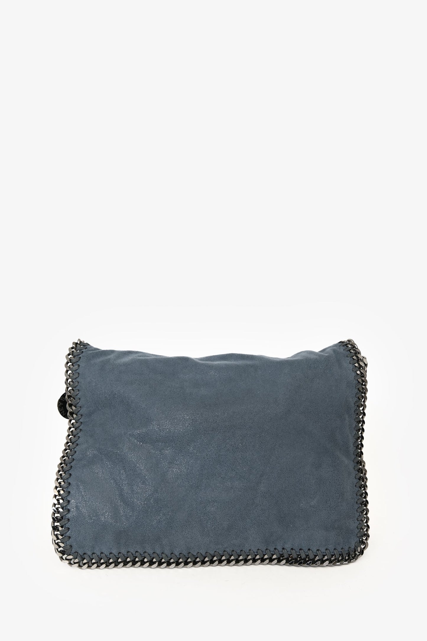 Stella McCartney Blue Falabella Fold Over Shoulder Bag