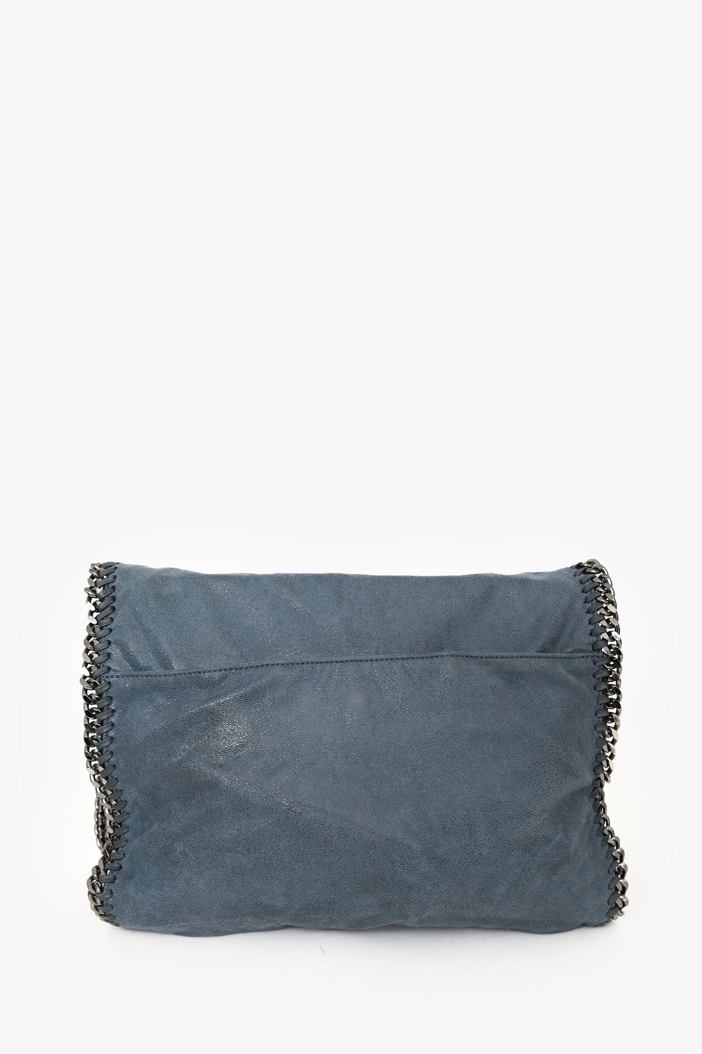 Stella McCartney Blue Falabella Fold Over Shoulder Bag