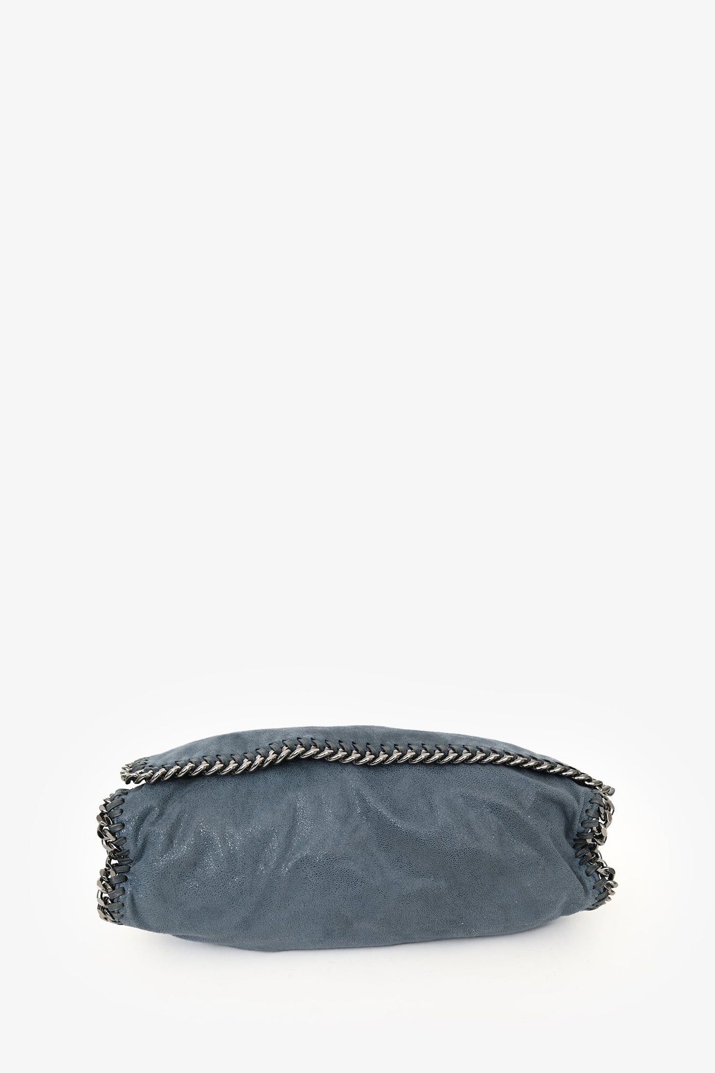 Stella McCartney Blue Falabella Fold Over Shoulder Bag