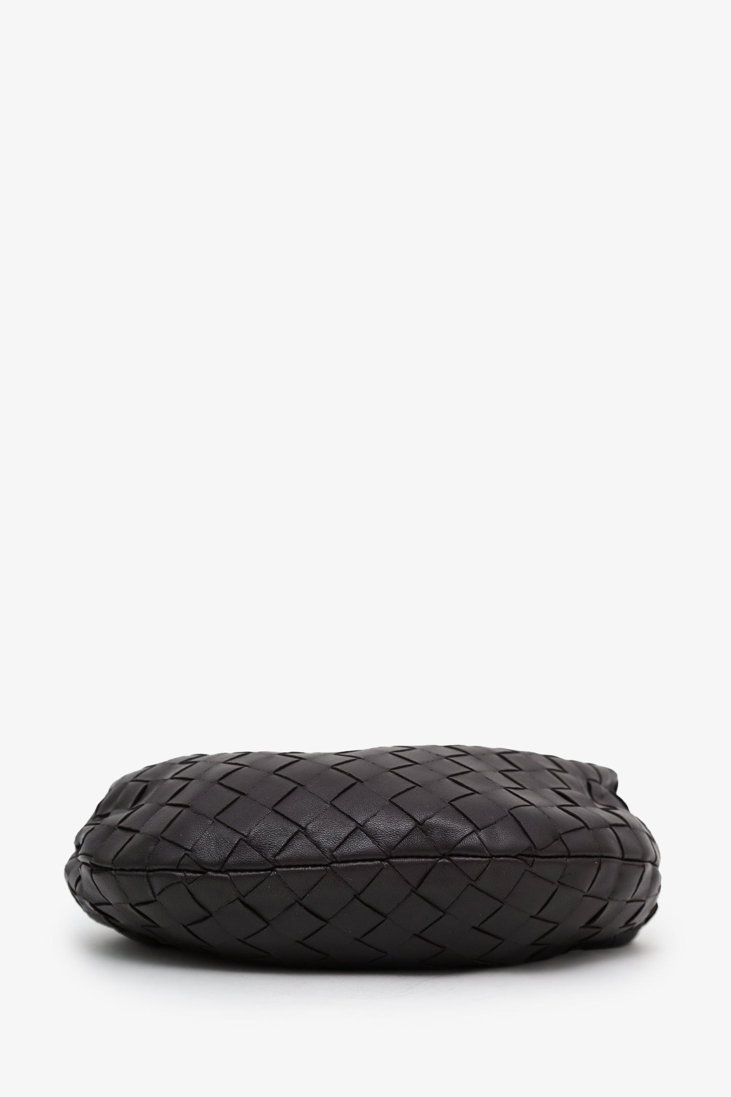 Bottega Veneta Dark Brown Intrecciato Lambskin Mini Jodie Bag