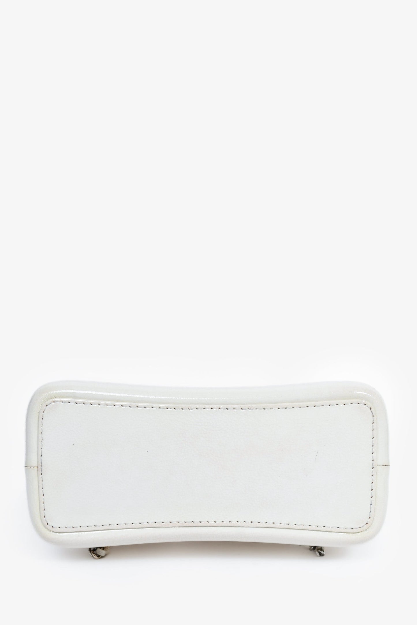Chanel™ 2017/18 White Leather/Patent Small Gabrielle Backpack