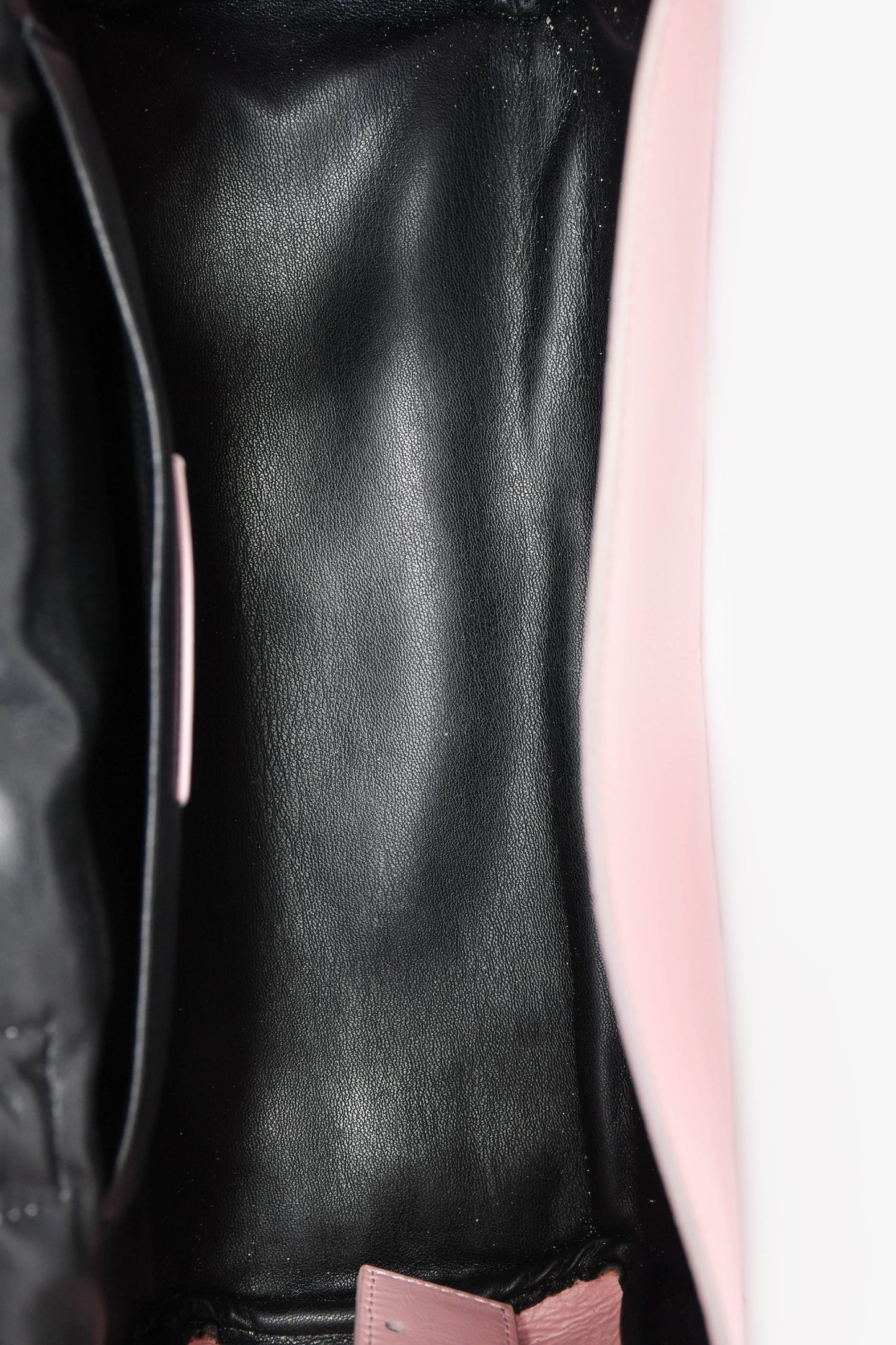 Acne Studios Pink Leather 'Multipocket Lux' Bow Detail Shoulder Bag