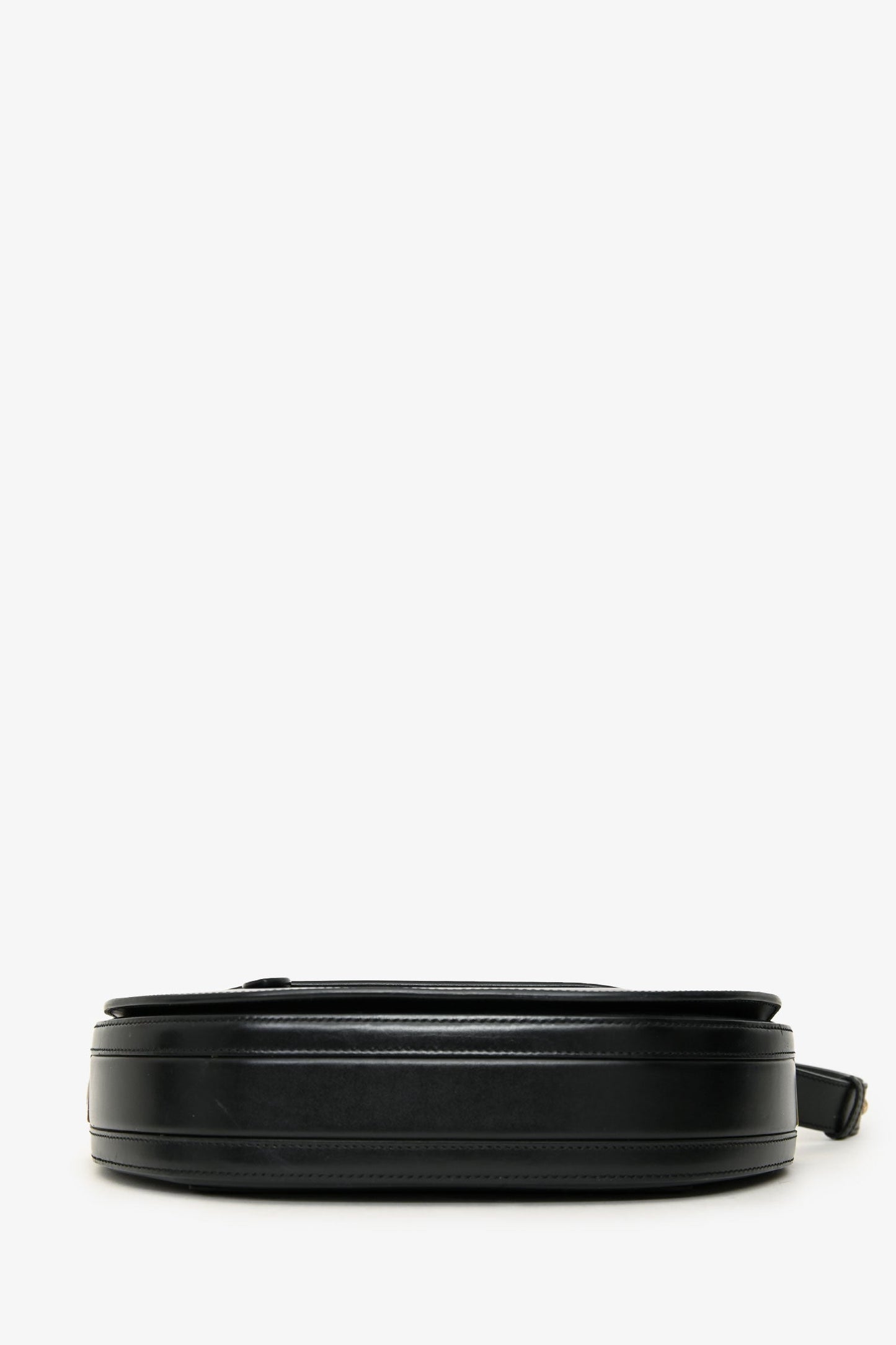 Burberry Black Leather Olympia Crossbody Bag