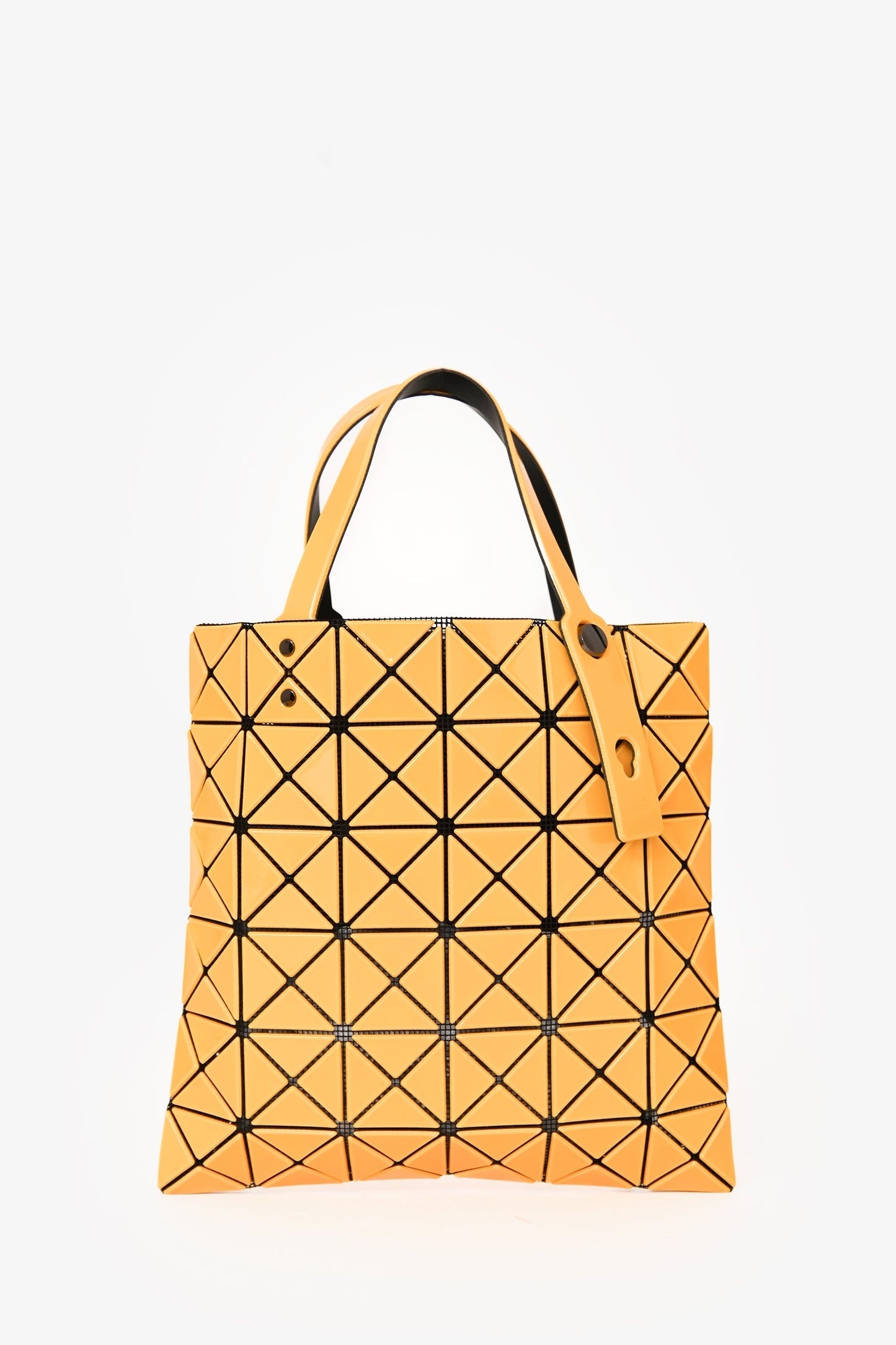 Bao Bao Issey Miyake Yellow Geometrical Mini Tote
