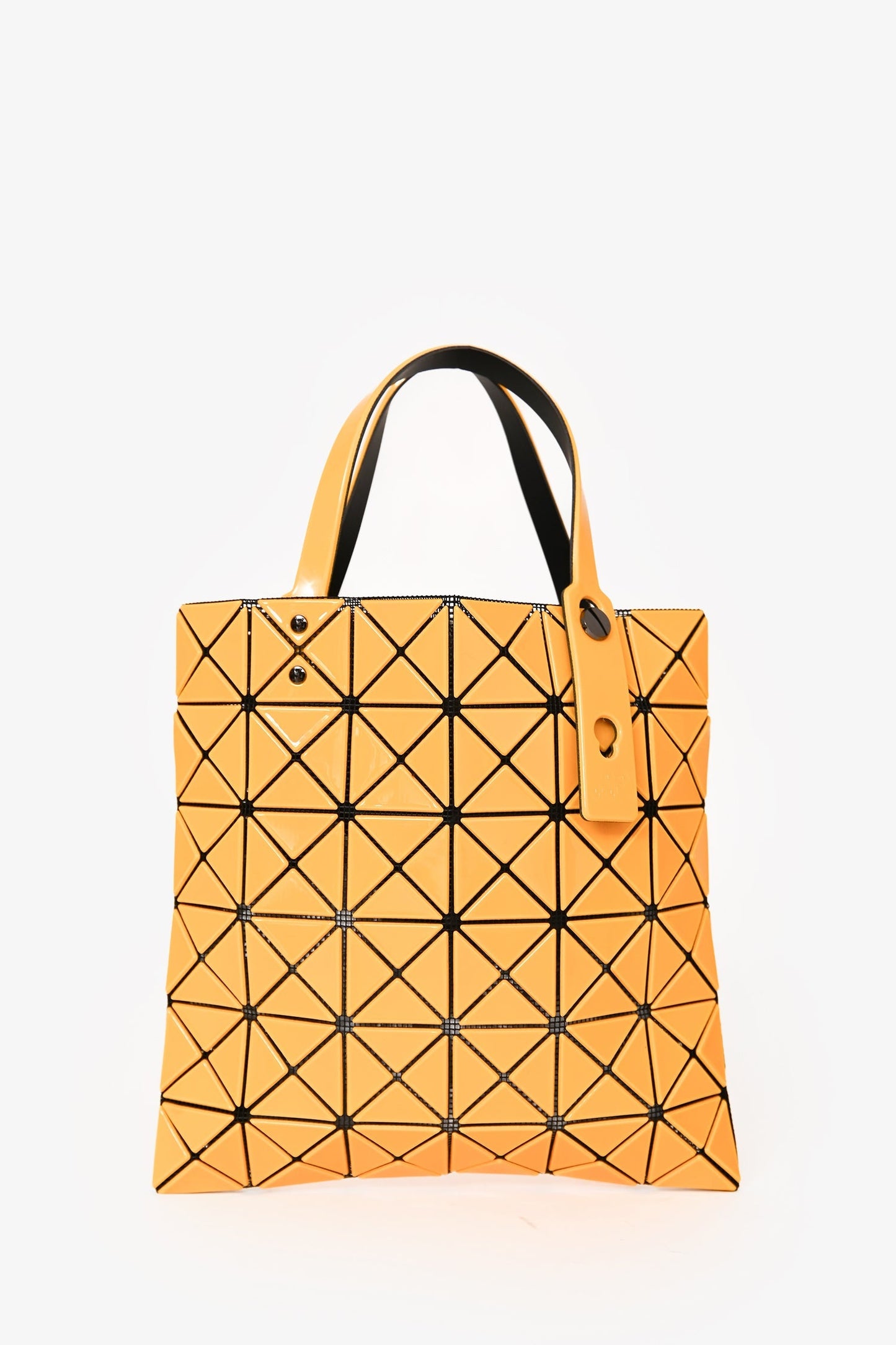 Bao Bao Issey Miyake Yellow Geometrical Mini Tote