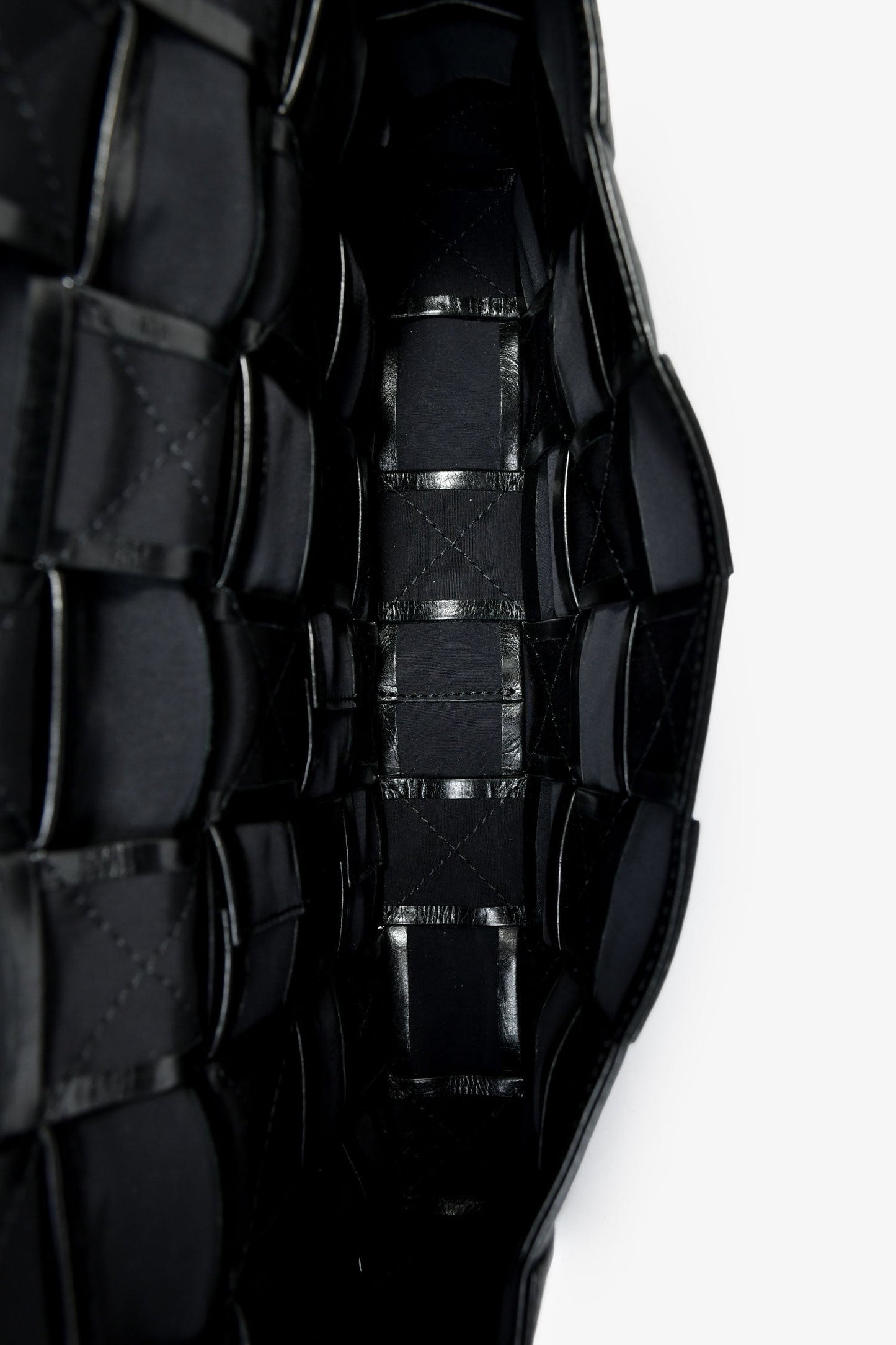 Bottega Veneta Black Leather Intrecciato 'The Stretch Cassette' Belt Bag With Zip Pouch