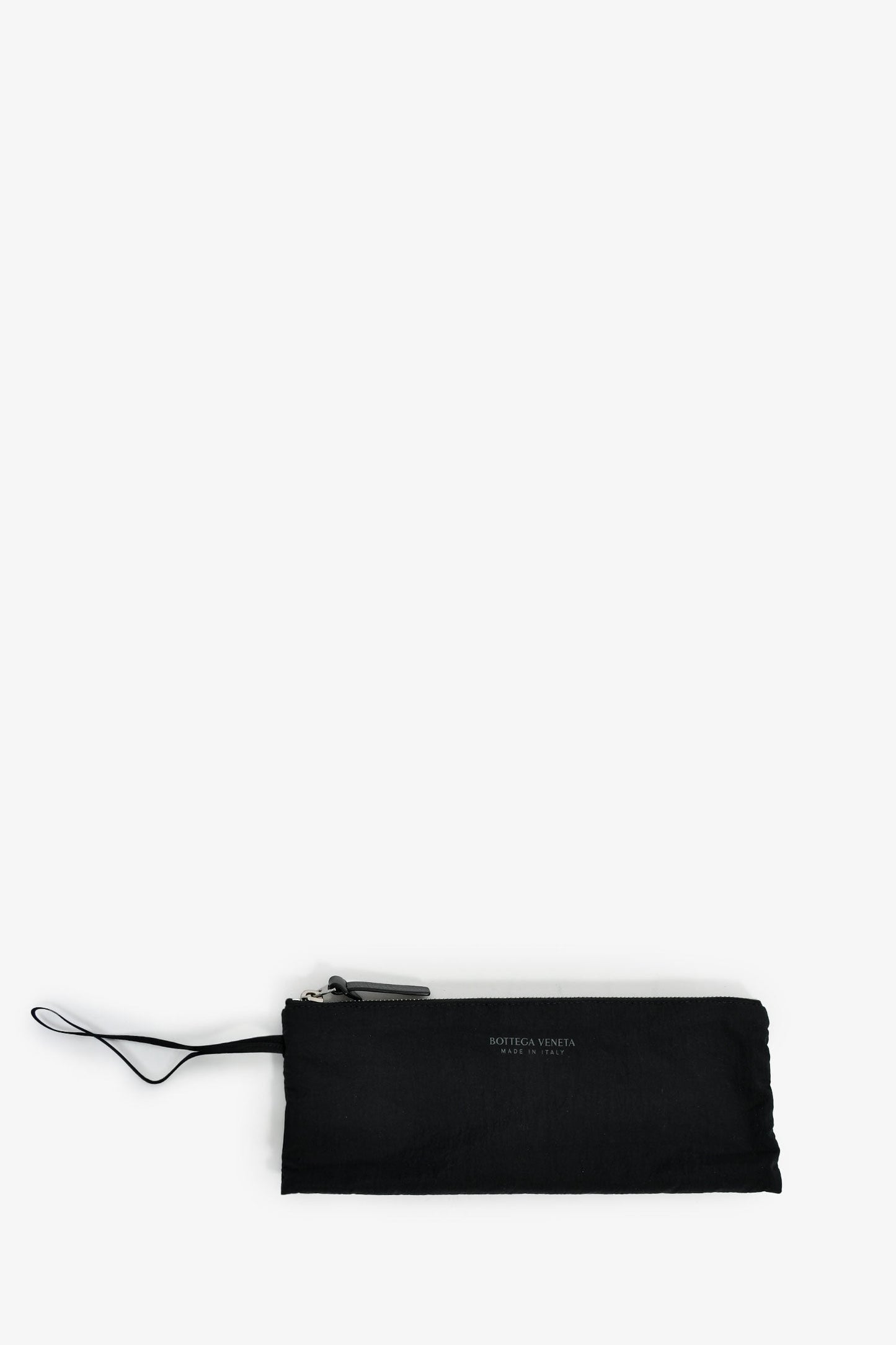 Bottega Veneta Black Leather Intrecciato 'The Stretch Cassette' Belt Bag With Zip Pouch