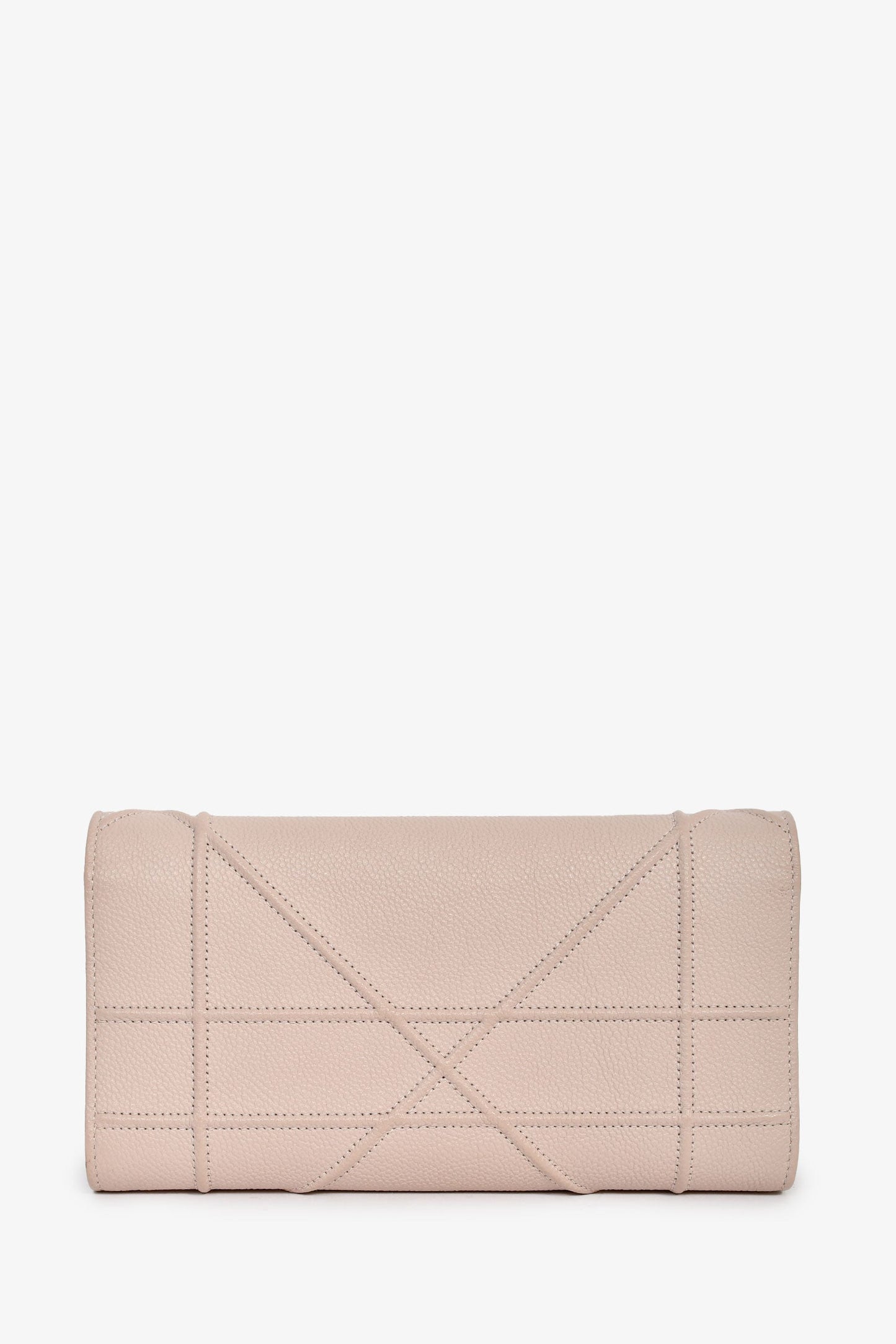 Christian Dior 2017 Blush Pink Leather Diorama Wallet On Chain