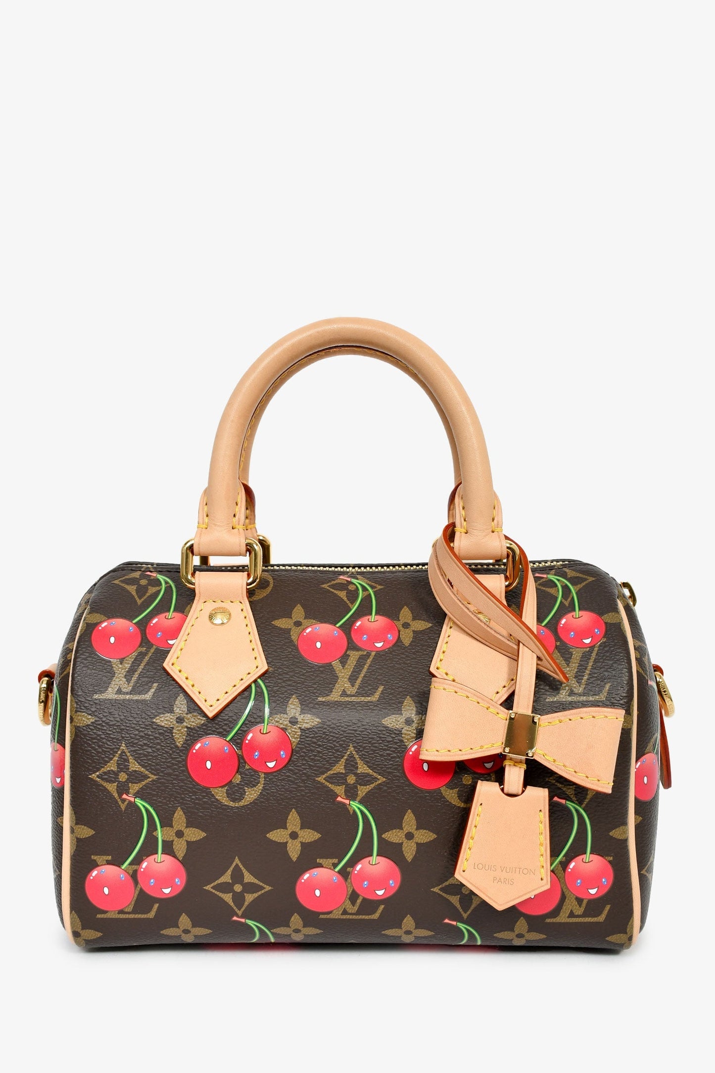 Louis Vuitton x Takashi Murakami Monogram Cherry Speedy Bandouliere
