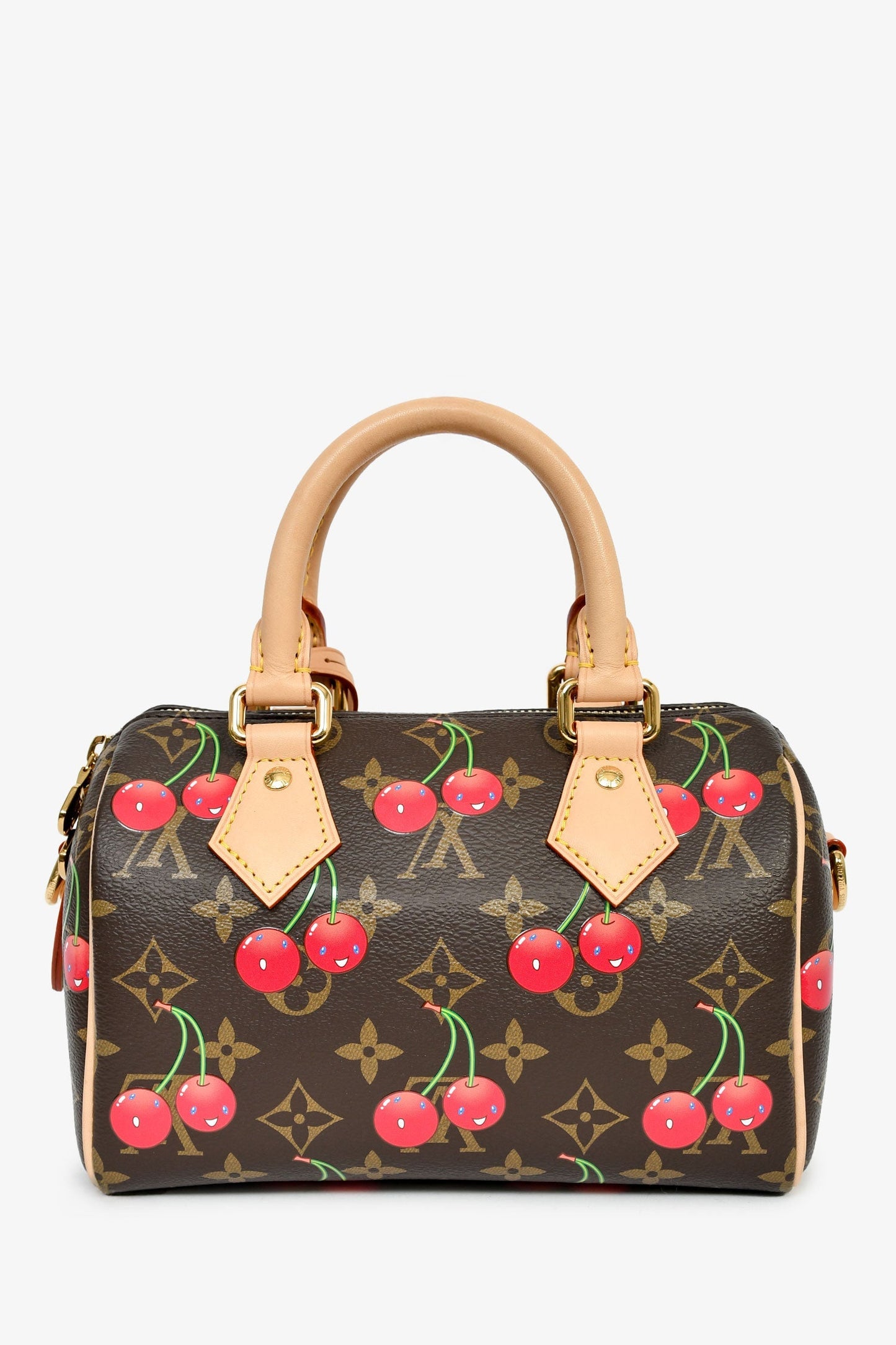 Louis Vuitton x Takashi Murakami Monogram Cherry Speedy Bandouliere