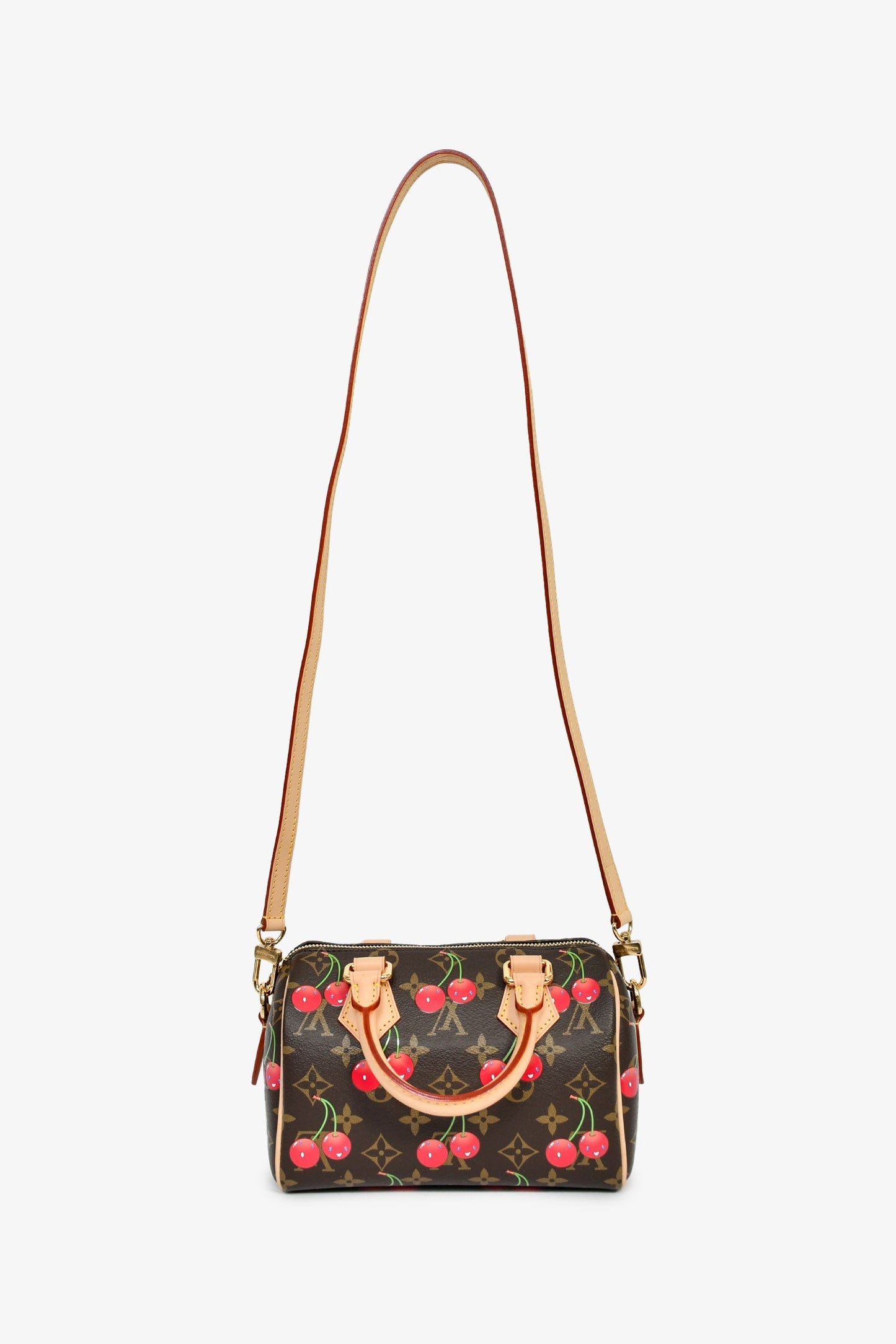 Louis Vuitton x Takashi Murakami Monogram Cherry Speedy Bandouliere