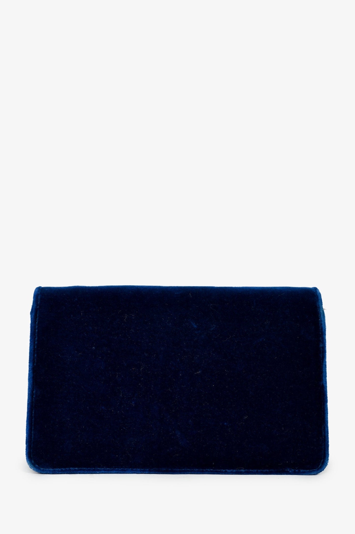 Gucci Blue Velvet GG Crystal 'Broadway' Mini Shoulder Bag