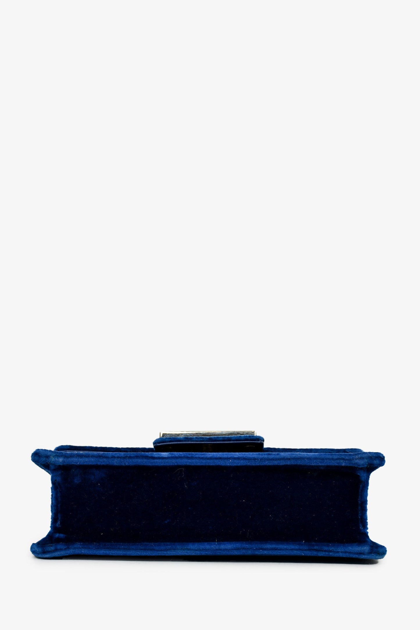 Gucci Blue Velvet GG Crystal 'Broadway' Mini Shoulder Bag