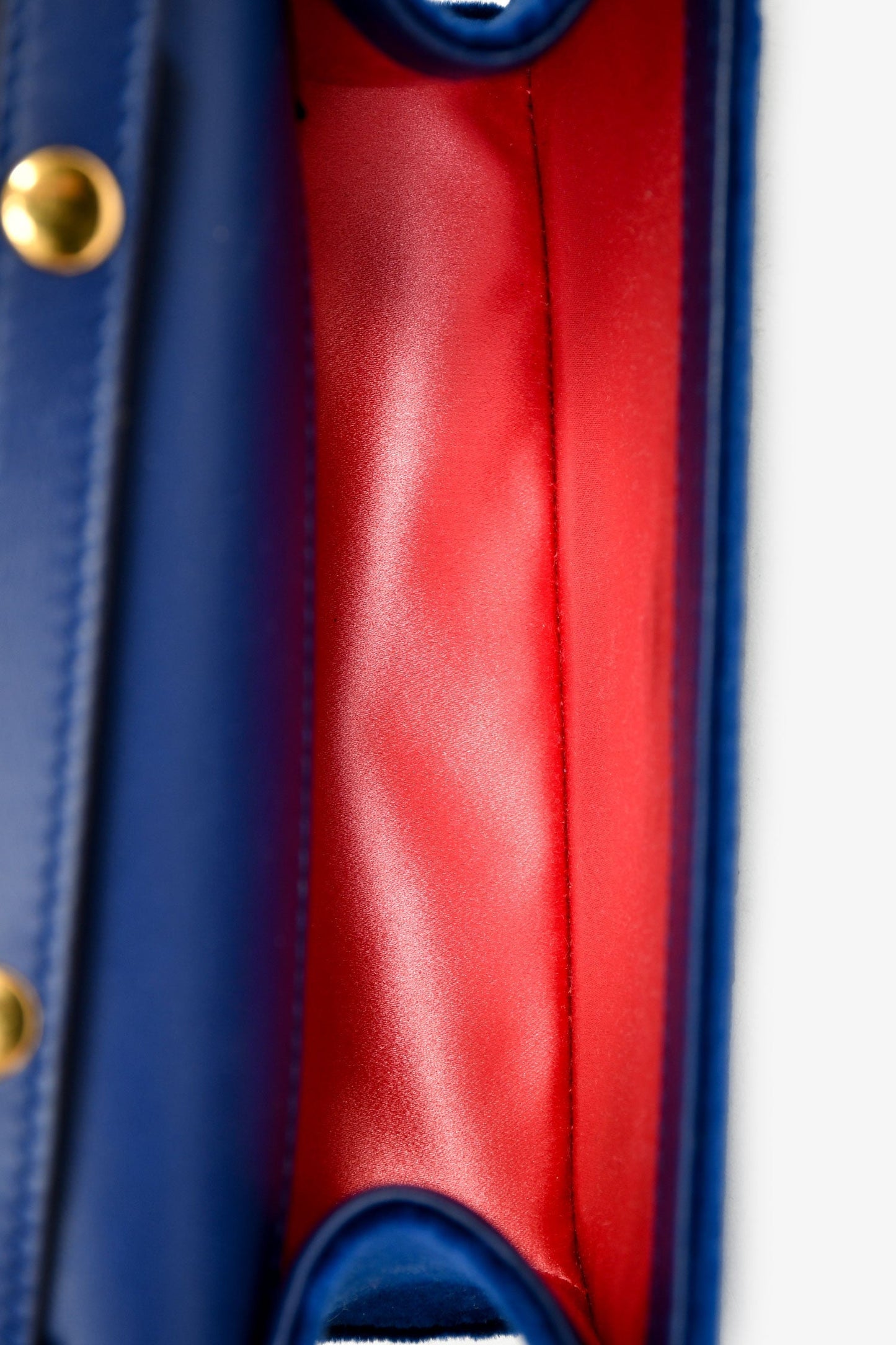 Gucci Blue Velvet GG Crystal 'Broadway' Mini Shoulder Bag
