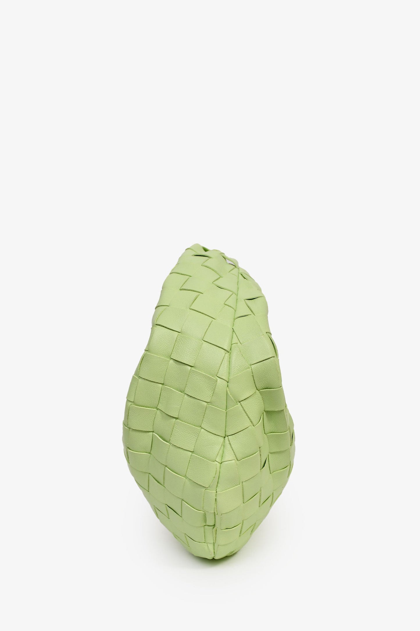 Bottega Veneta Lime Green Intrecciato Leather Mini Jodie Bag