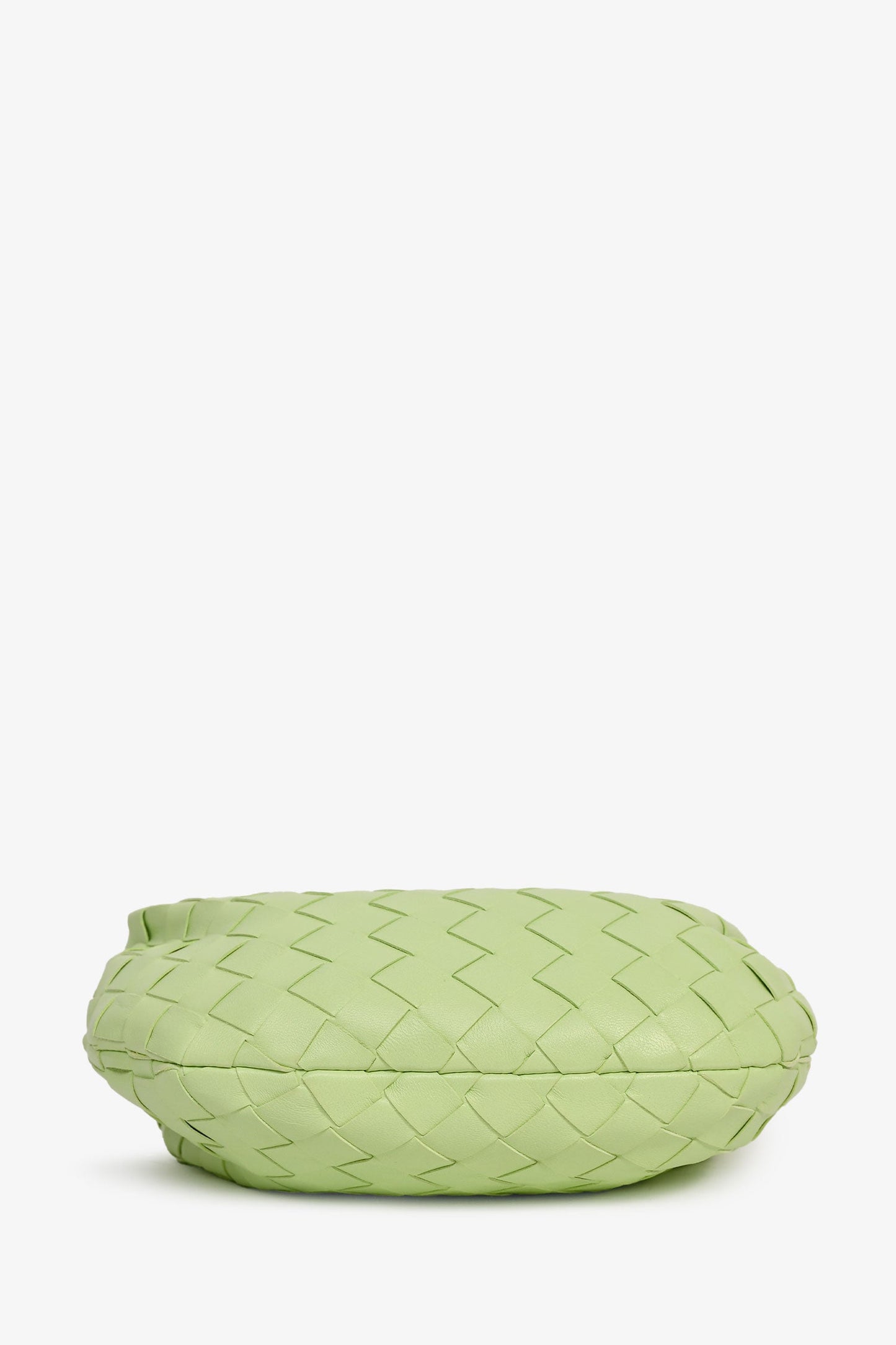Bottega Veneta Lime Green Intrecciato Leather Mini Jodie Bag