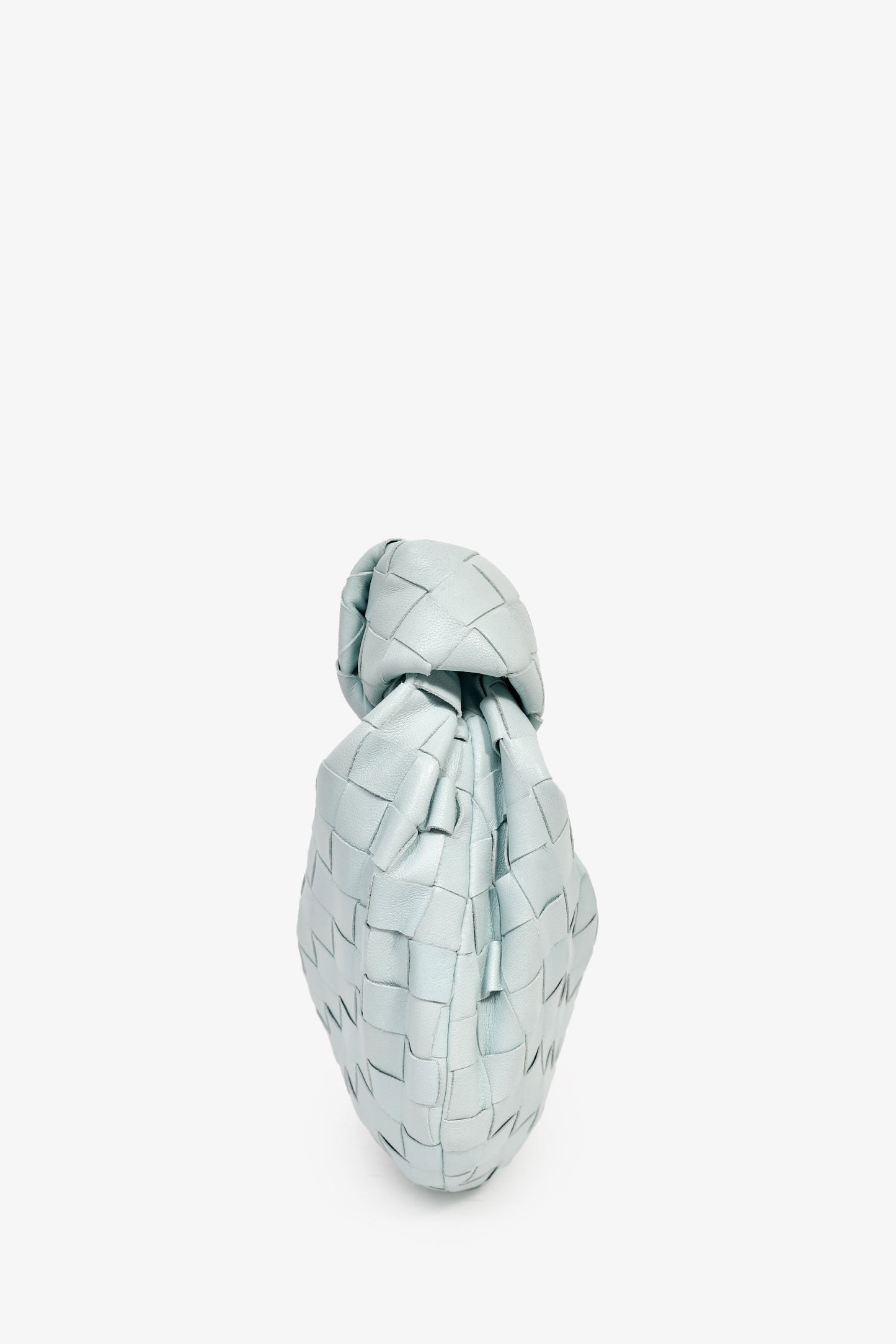 Bottega Veneta Baby Blue Intrecciato Leather Mini Jodie Bag