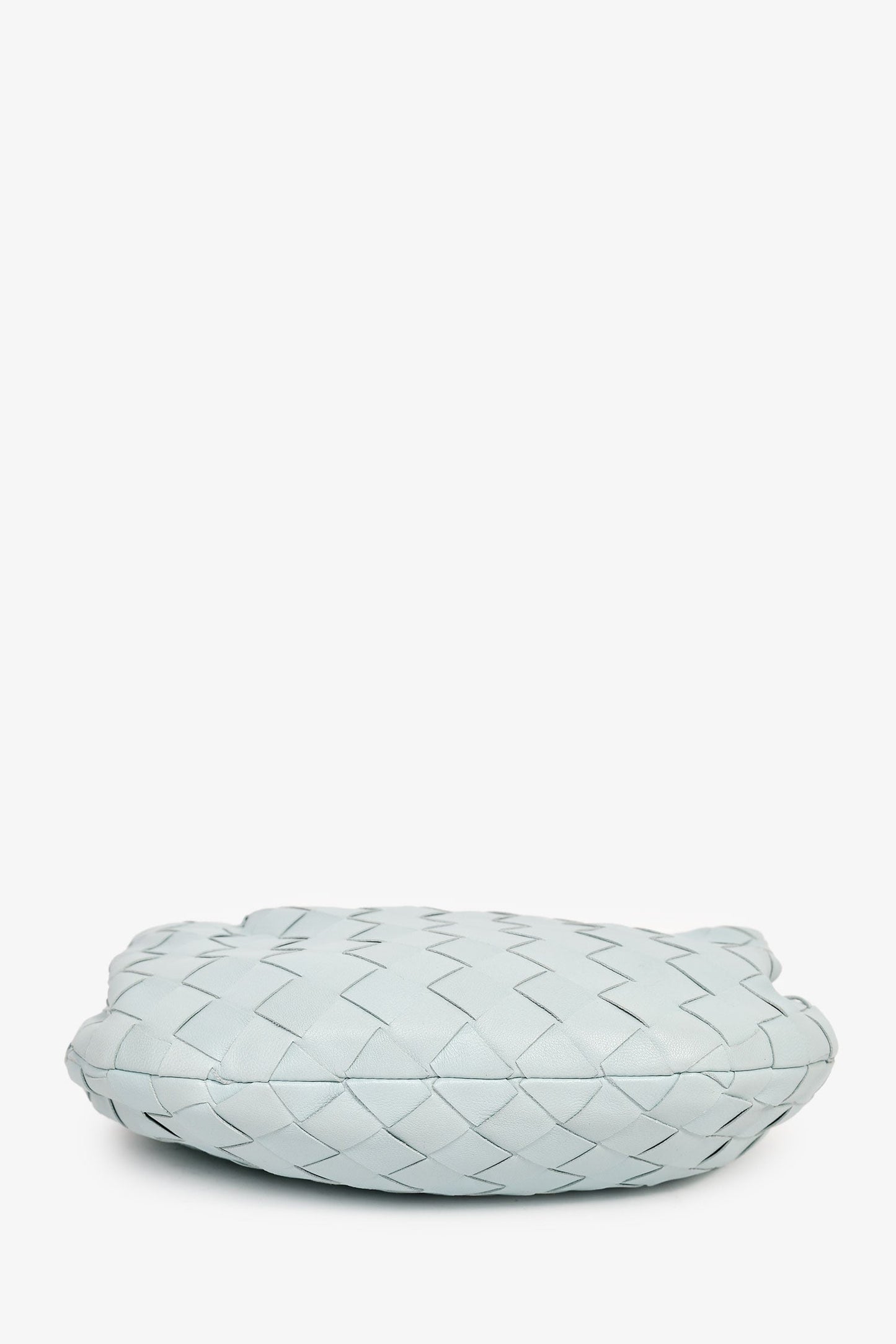 Bottega Veneta Baby Blue Intrecciato Leather Mini Jodie Bag