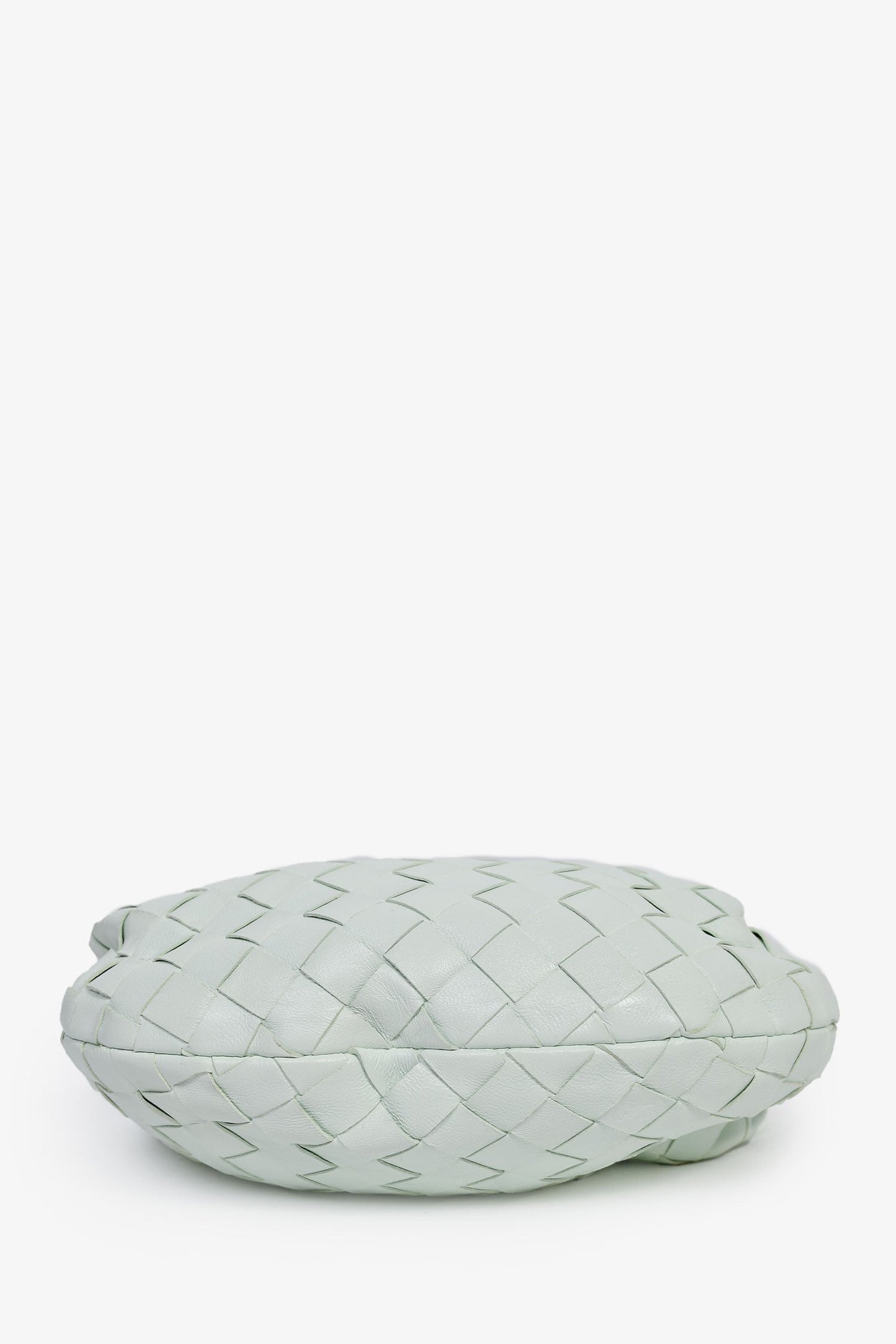 Bottega Veneta Mint Green Intrecciato Leather Mini Jodie Bag