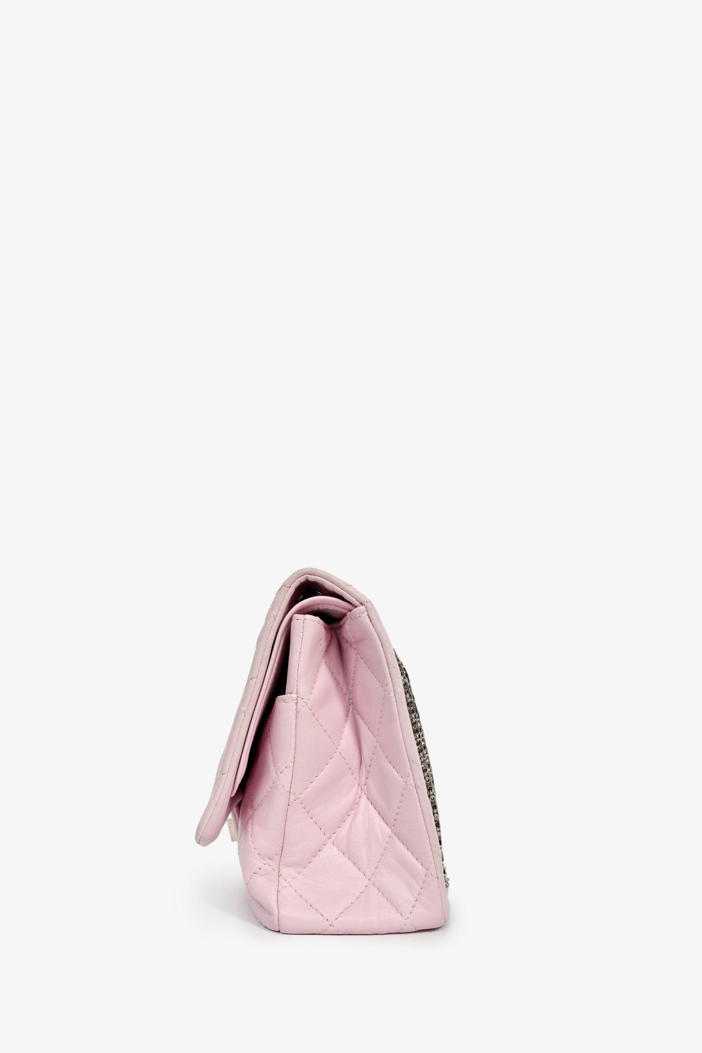 Chanel™ 2008-09 Rose Clair Purple Lambskin 2.55 Reissue 227 Shoulder Bag