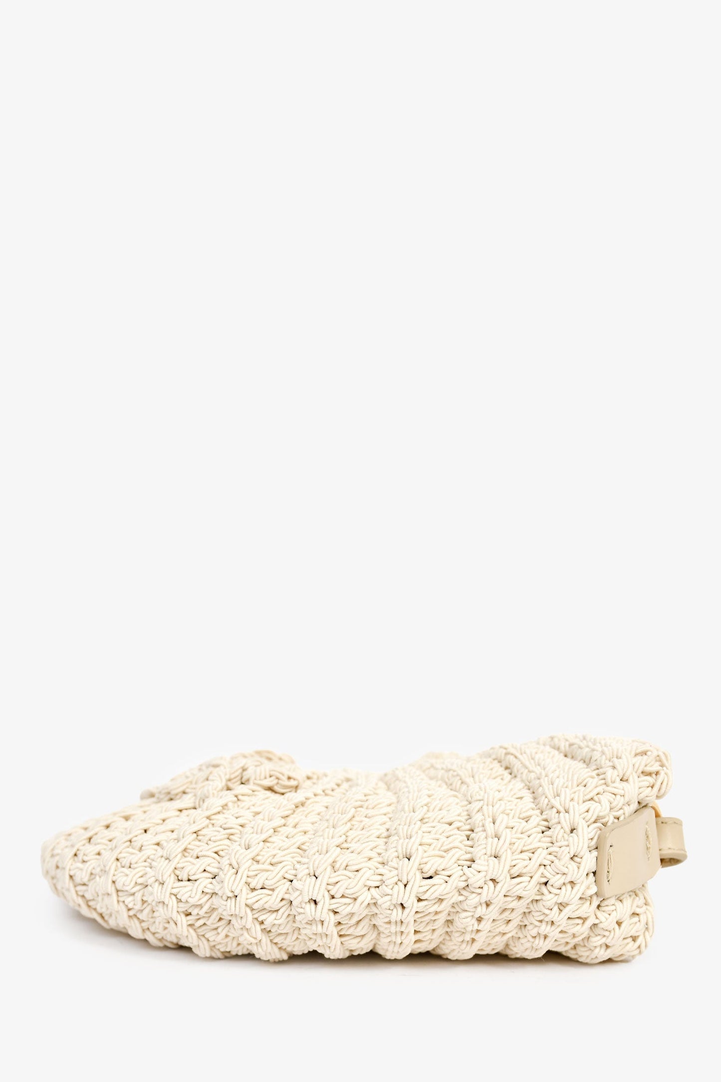 Chloe Cream Crochet 'Sea Treasures' Logo Crossbody Bag