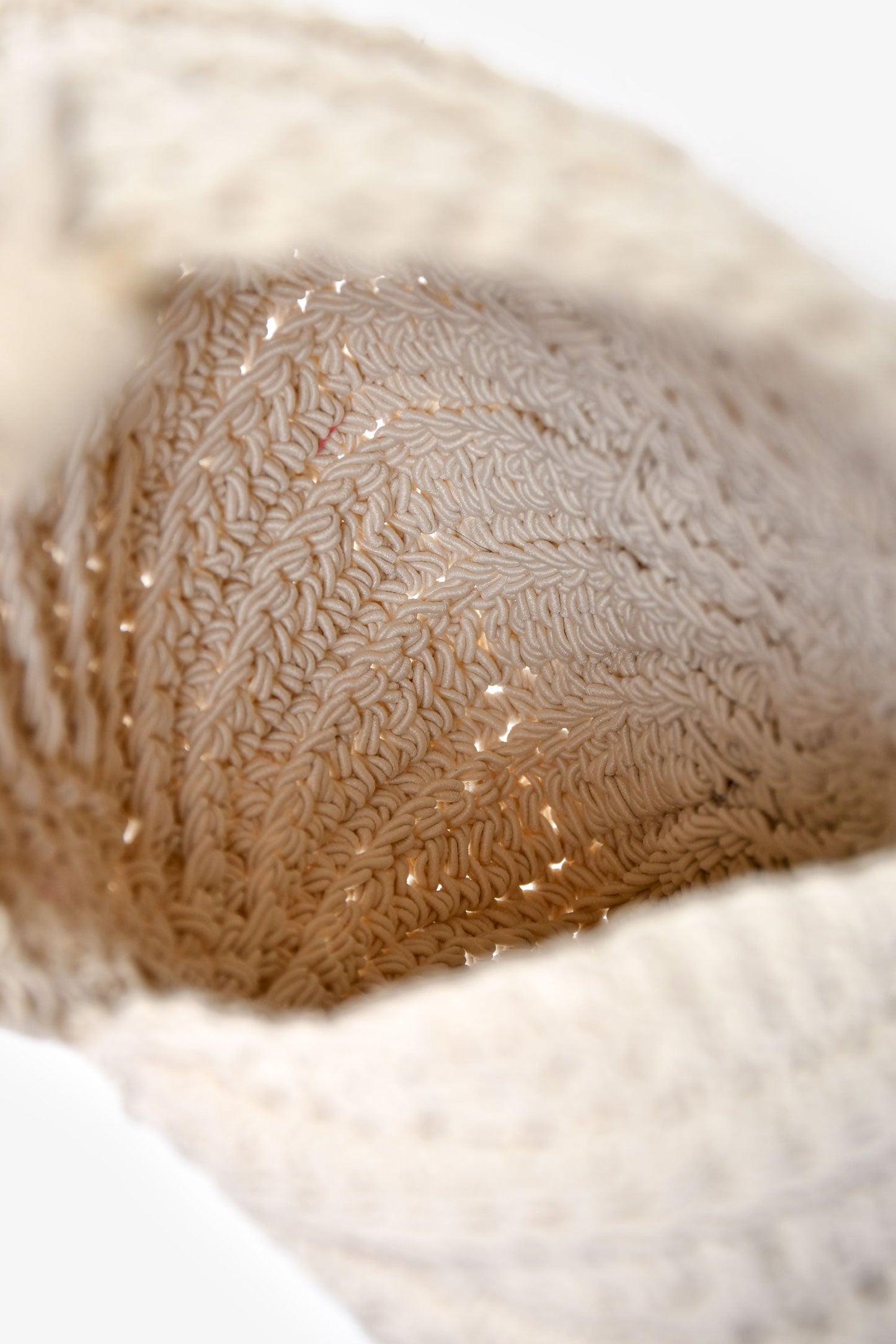 Chloe Cream Crochet 'Sea Treasures' Logo Crossbody Bag