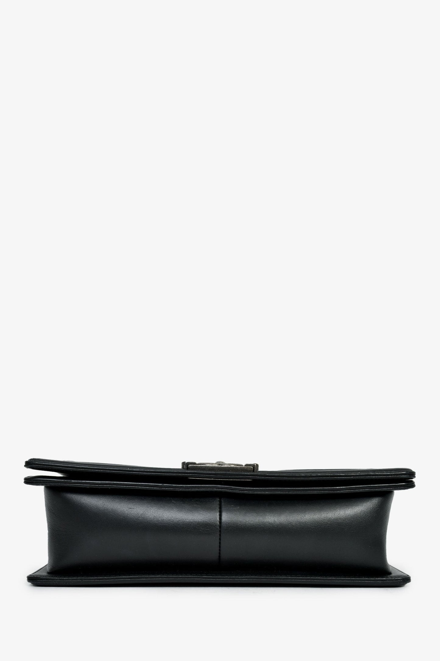 Chanel™ 2018-19 Black Lambskin Large Boy Bag