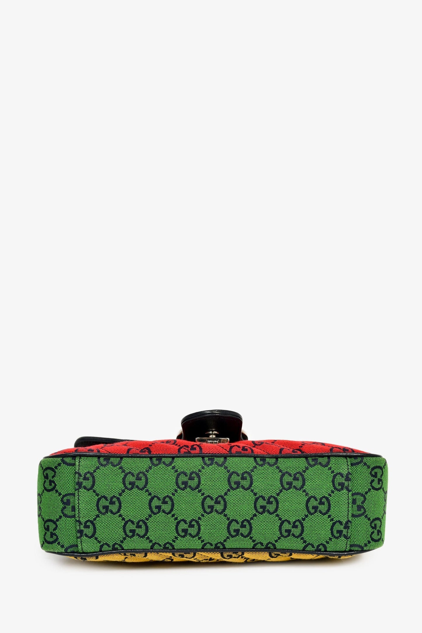 Gucci Multicolour Canvas Marmont GG Medium Crossbody Bag