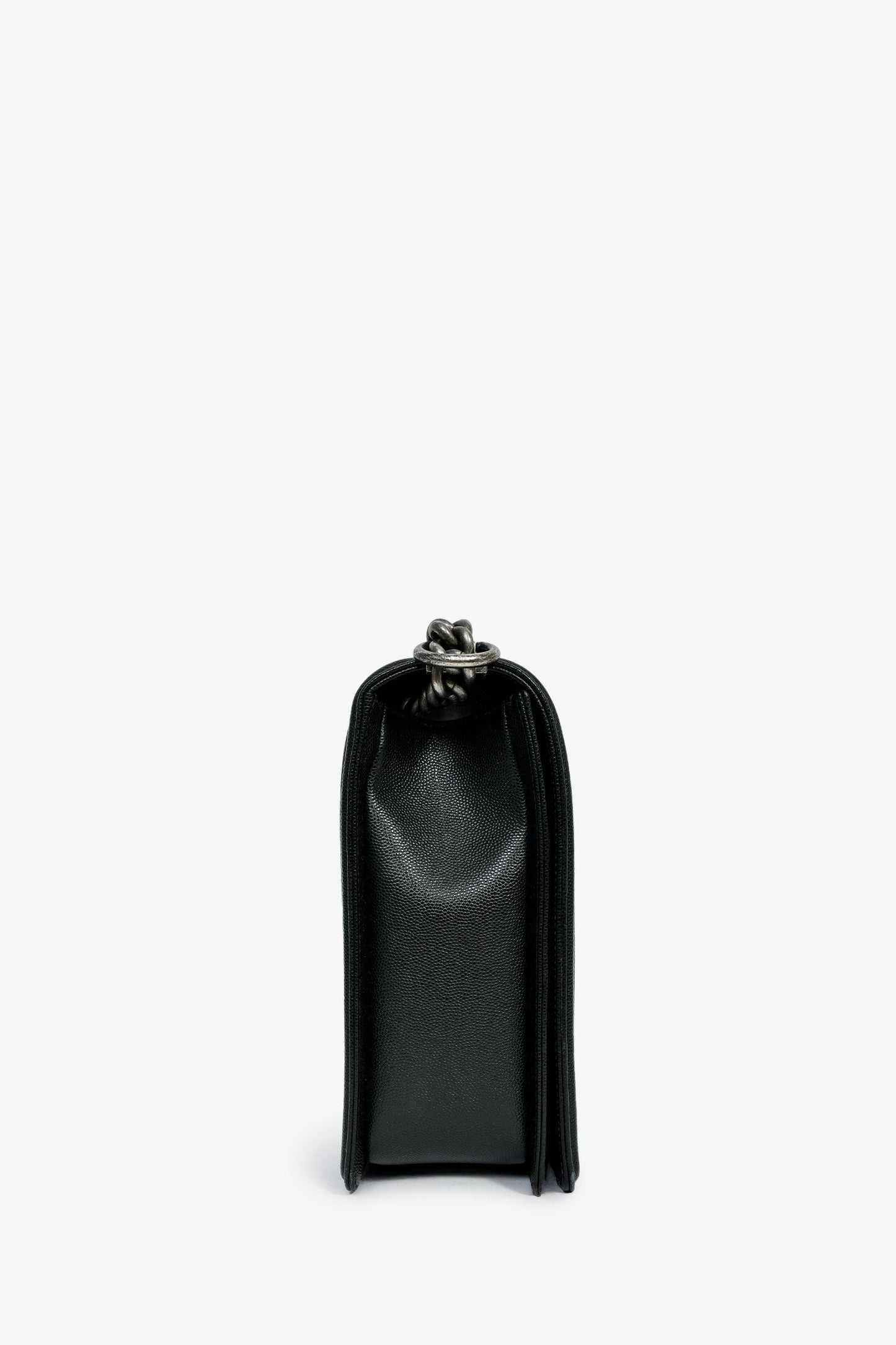 Chanel™ 2018 Black Caviar Large Boy Bag