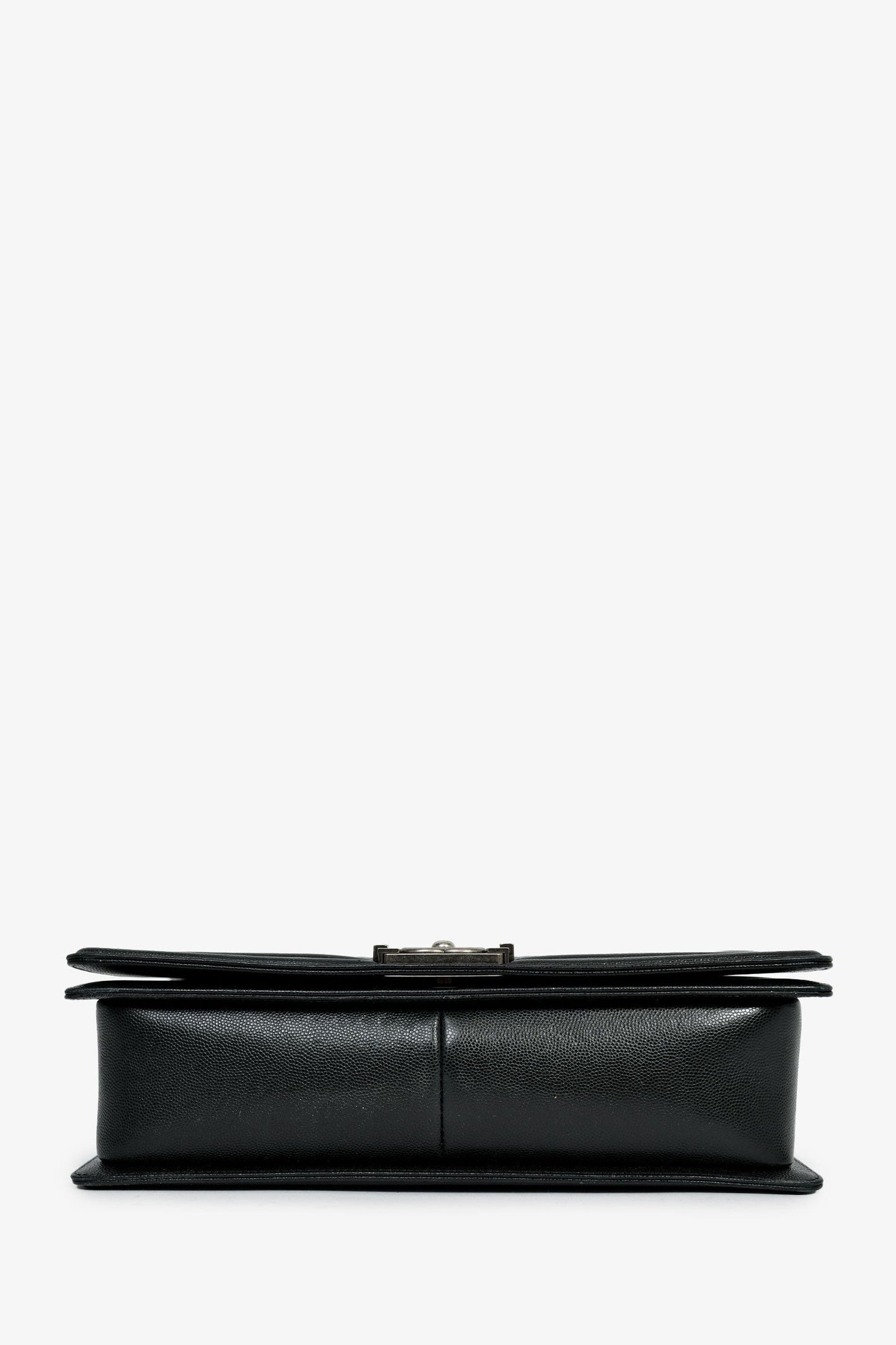 Chanel™ 2018 Black Caviar Large Boy Bag