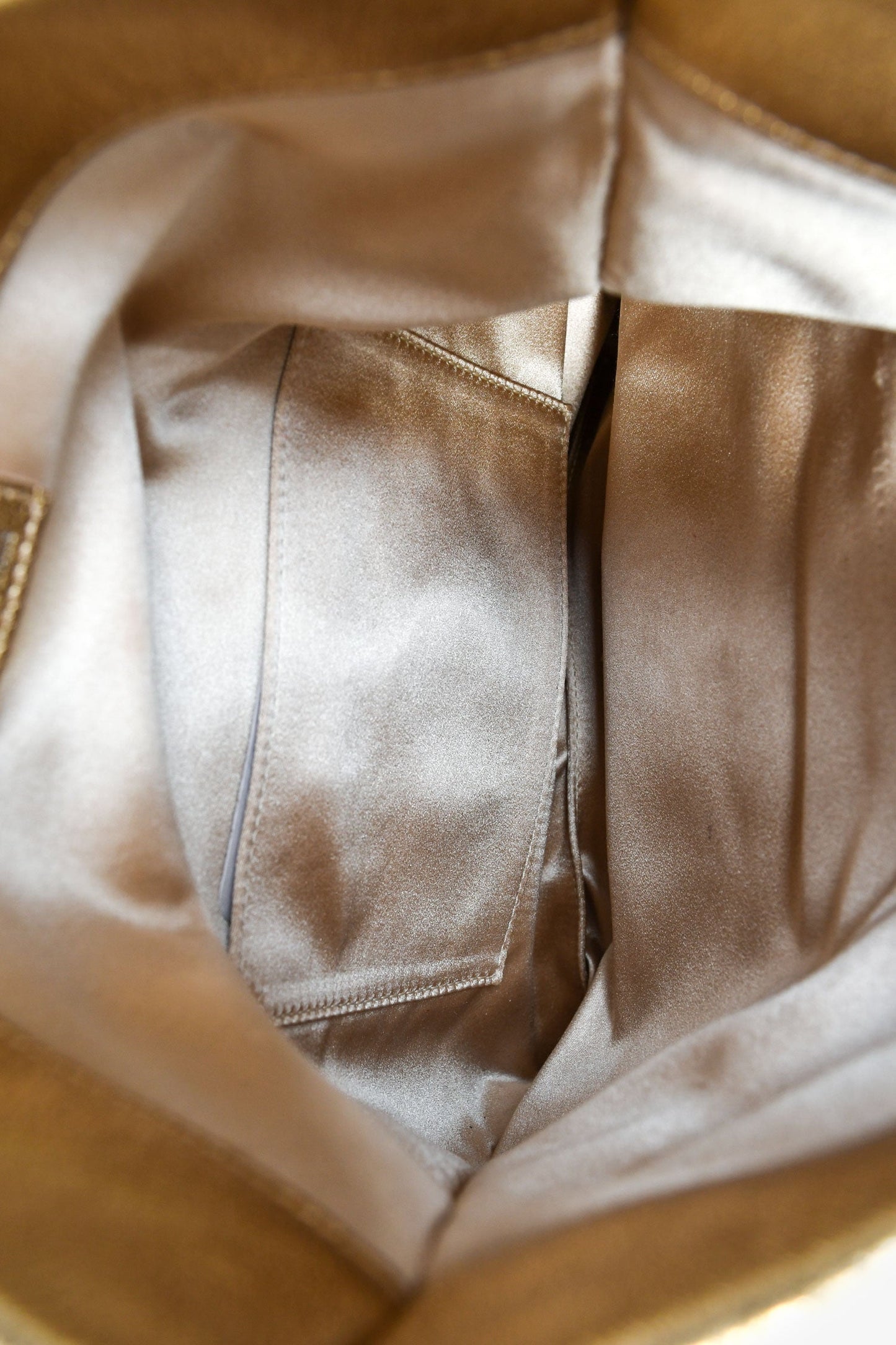 Jimmy Choo Gold Leather Silver Chain Mesh Fold Over Clutch With Bracelet Chain