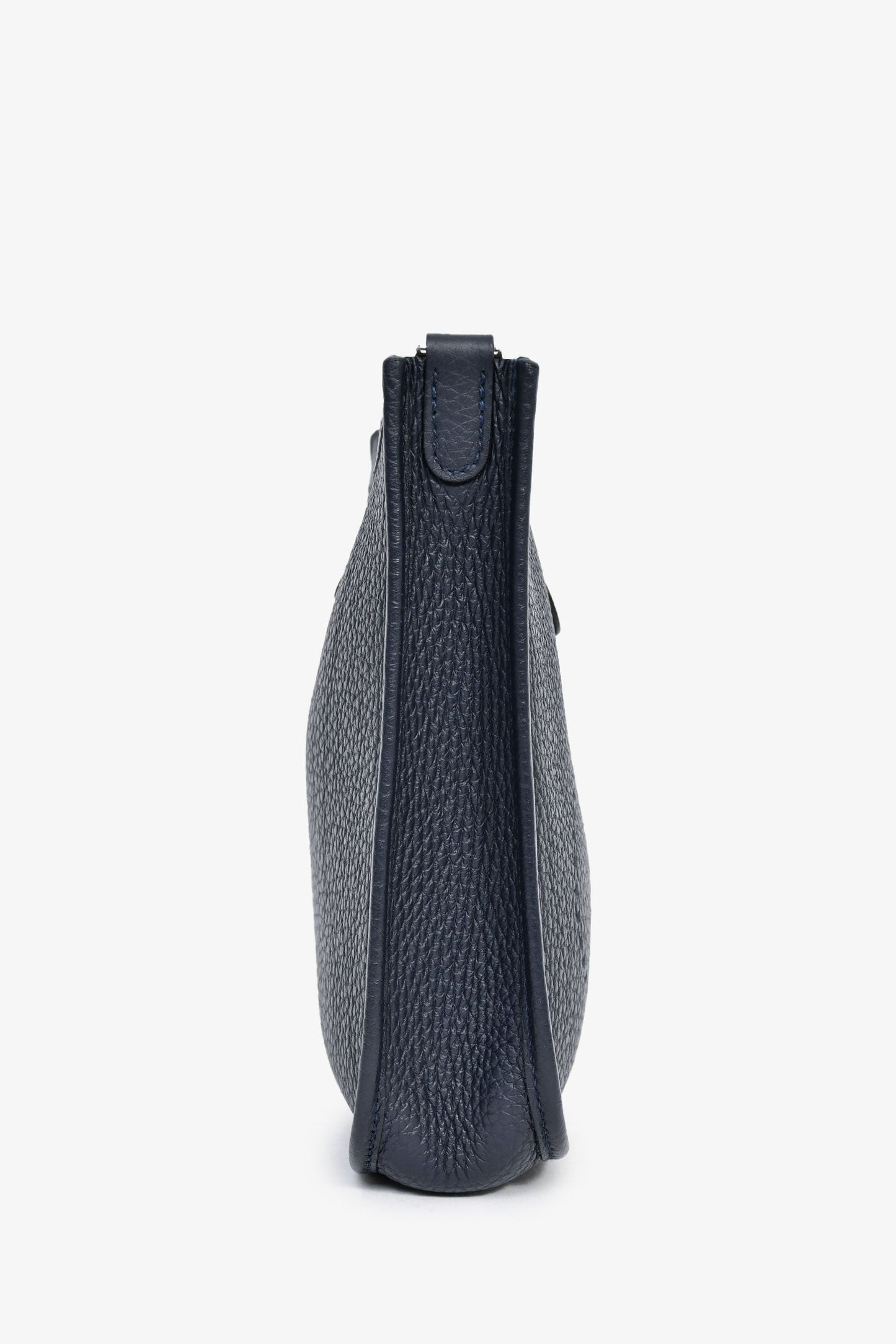 Hermès 2021 Navy Clemence Evelyne TPM Crossbody