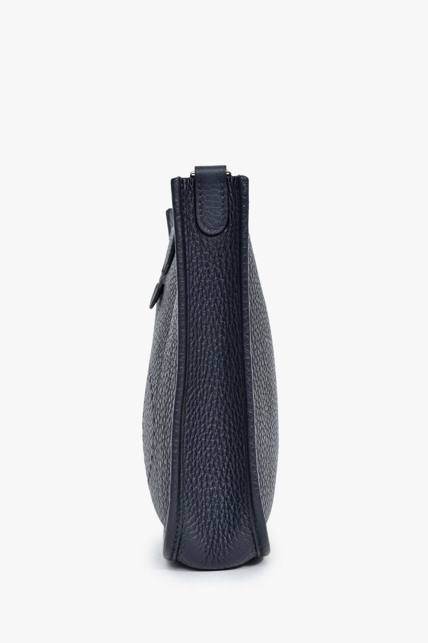 Hermès 2021 Navy Clemence Evelyne TPM Crossbody
