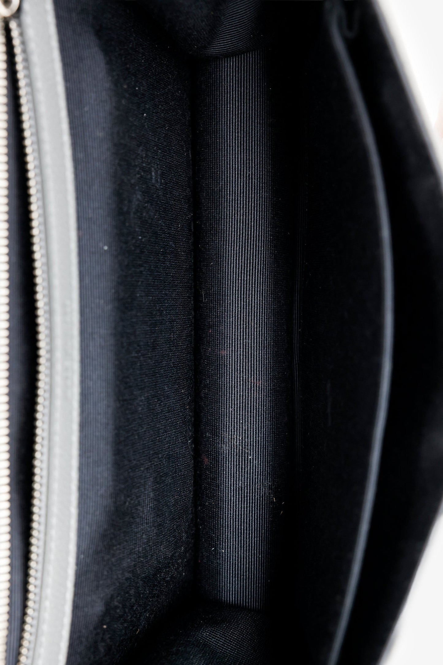 Christian Dior Grey Leather Cannage 'Dioramma' Shoulder Bag