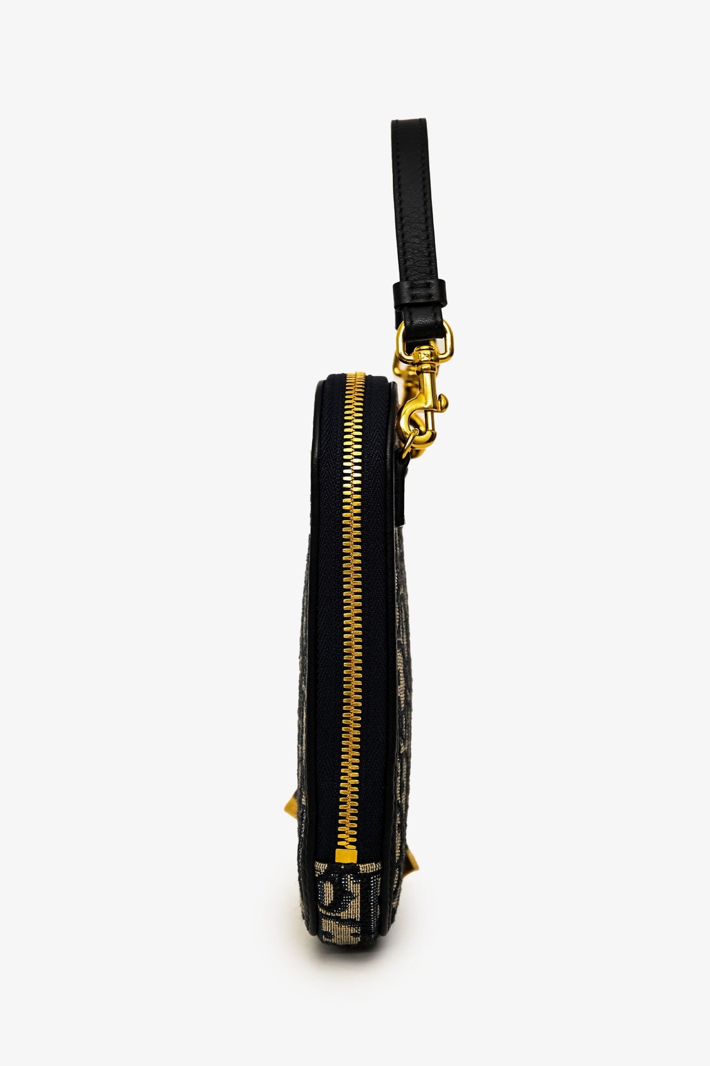 Christian Dior 2021 Oblique 30 Montaigne Phone Holder With Chain