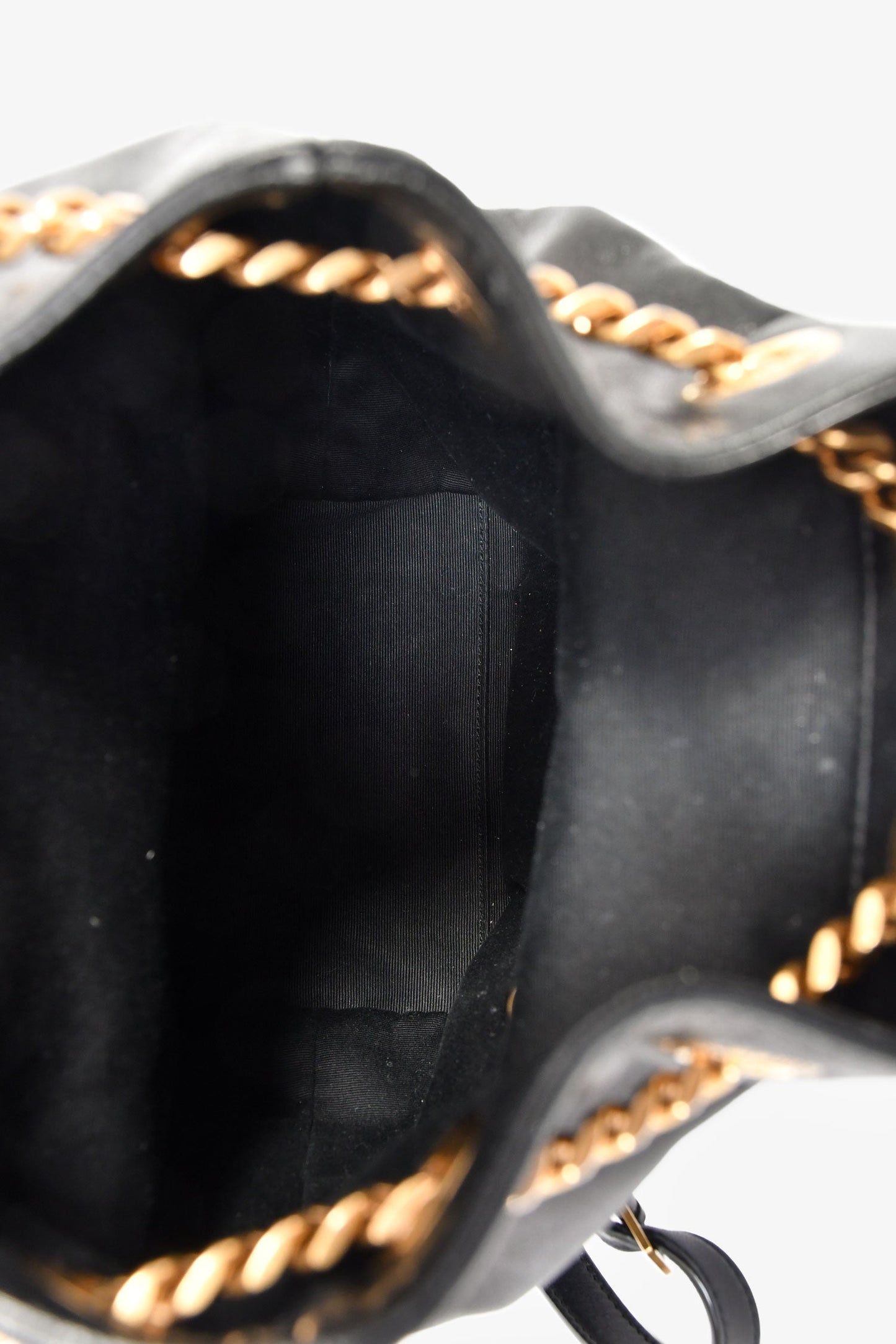 Saint Laurent Black Leather/Suede Jaime Backpack