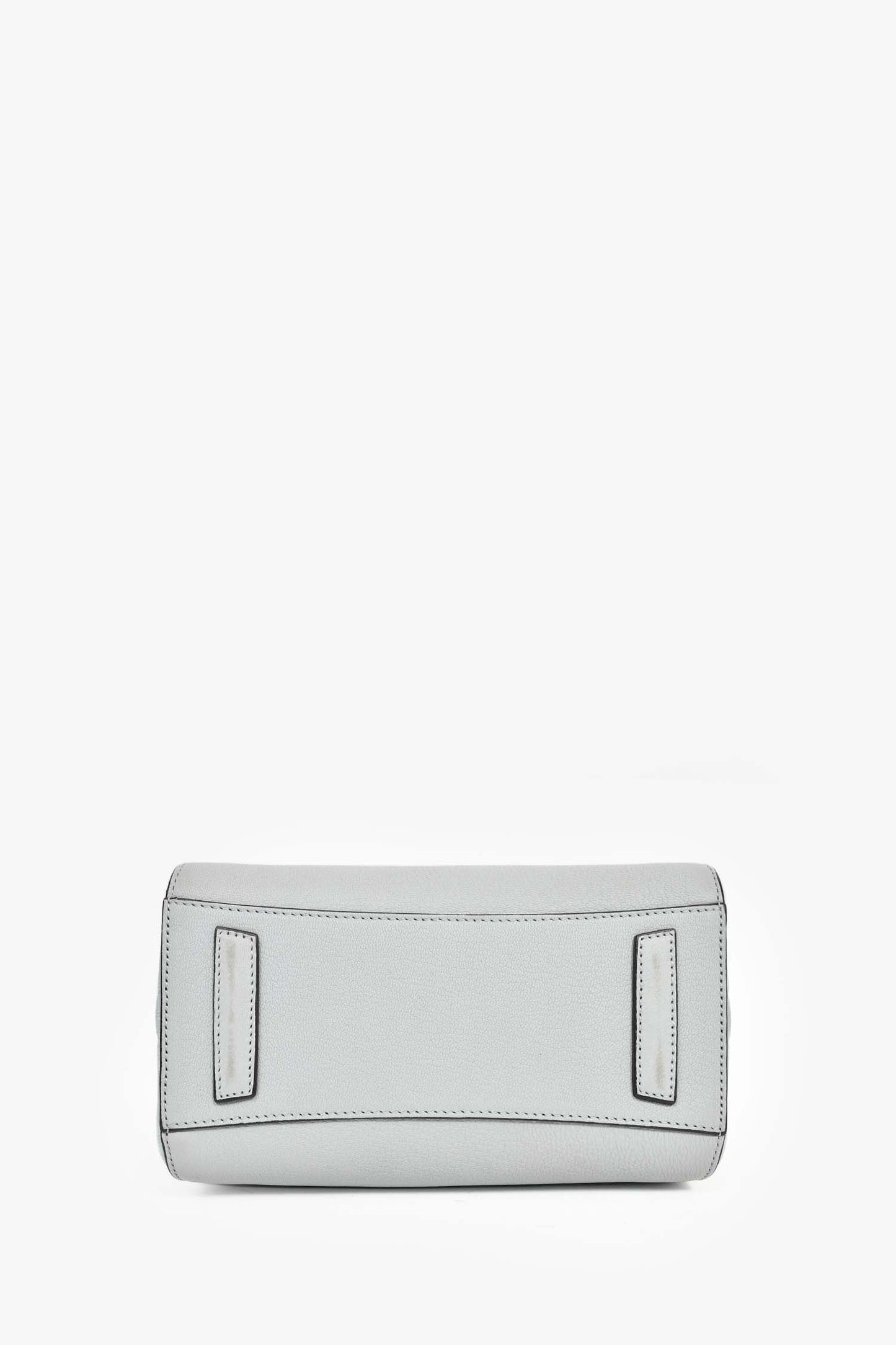 Givenchy Light Blue Leather Mini Antigona Bag With Strap