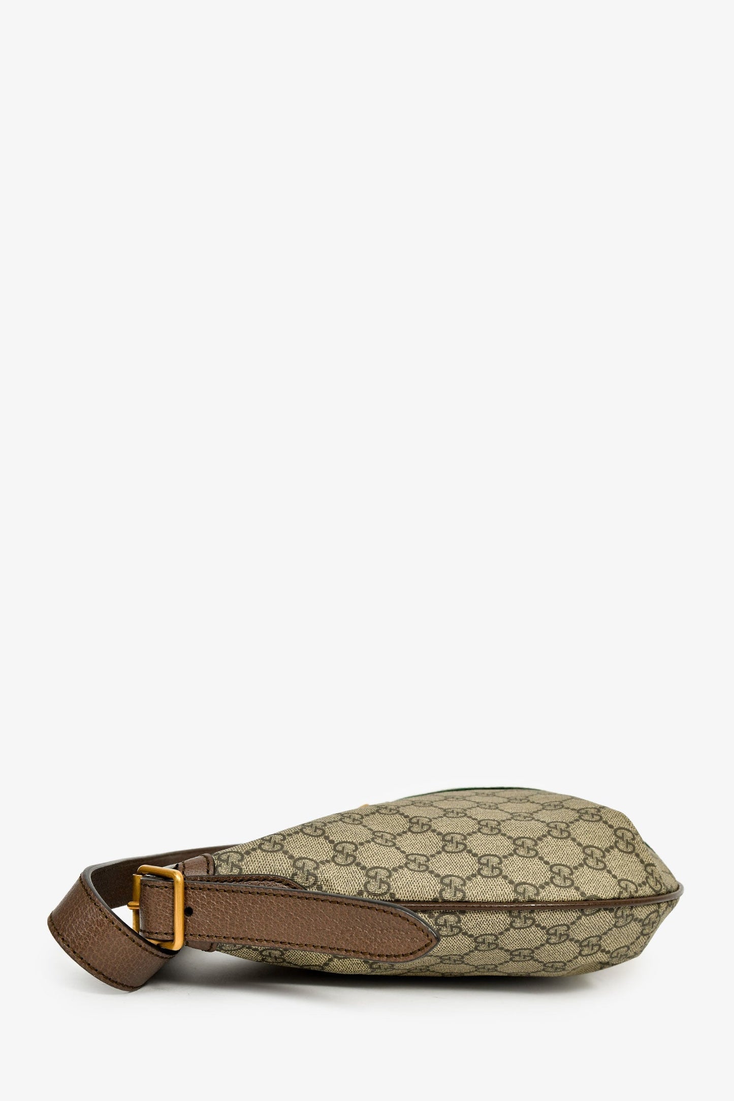 Gucci Brown GG Supreme Ophidia Hobo Crossbody Bag