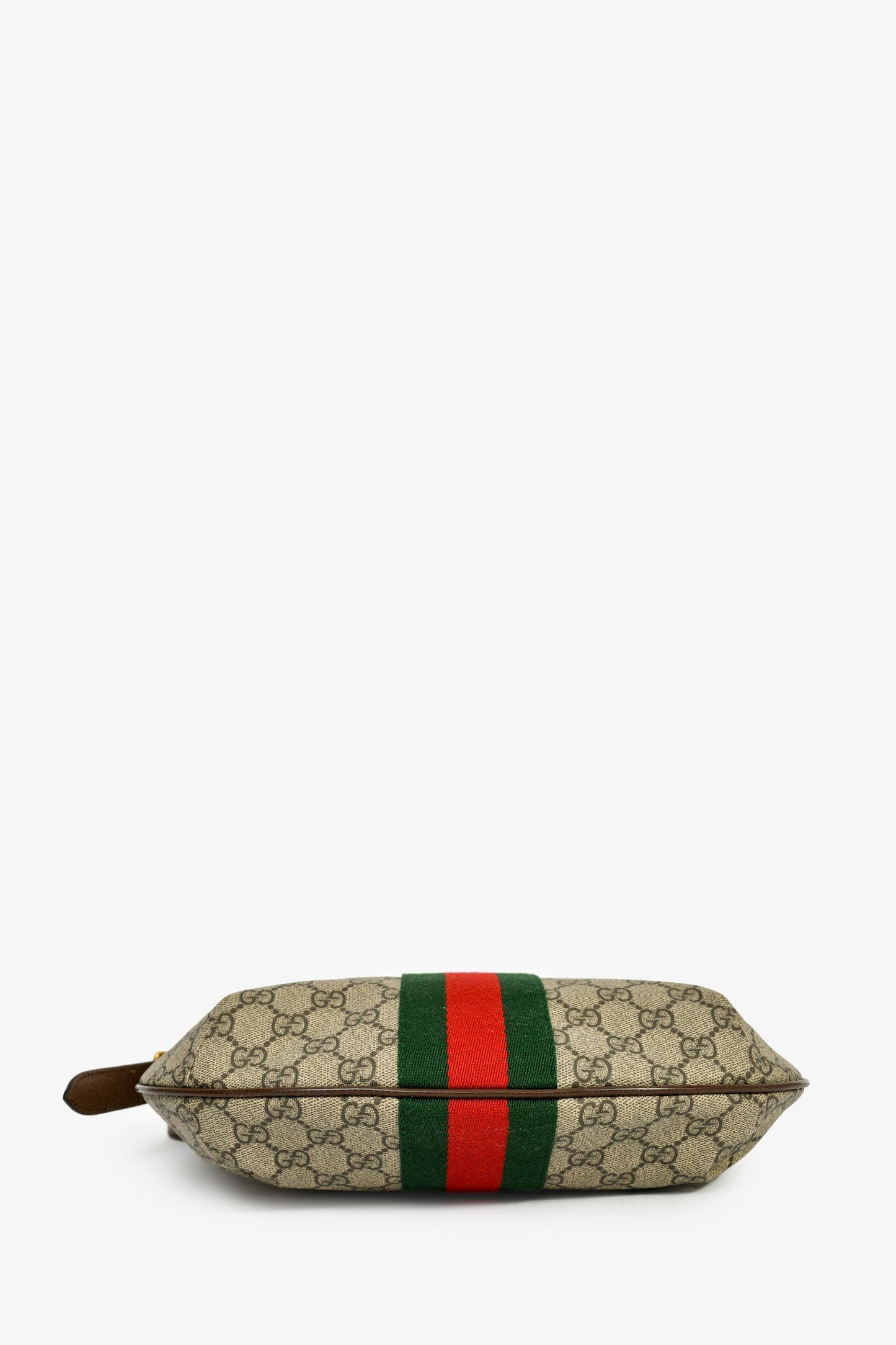 Gucci Brown GG Supreme Ophidia Hobo Crossbody Bag