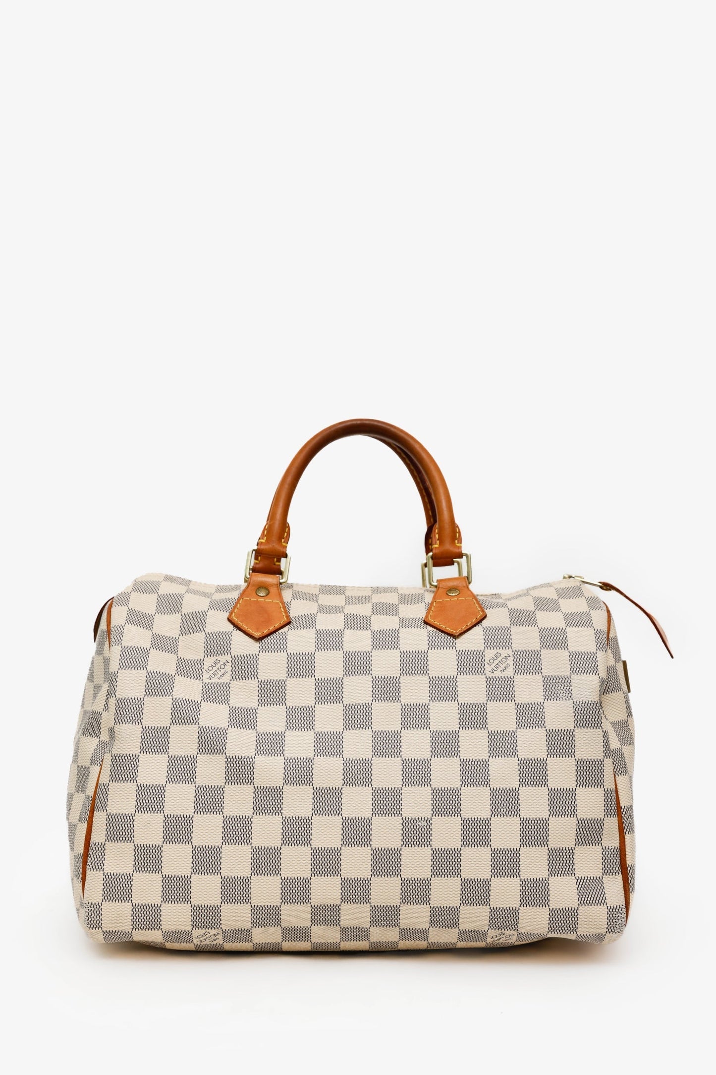 Louis Vuitton 2014 Damier Azur Speedy 30 Top Handle (As Is)